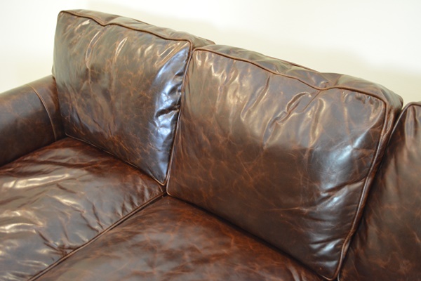 Restoration Hardware Original Lancaster Leather Sofa