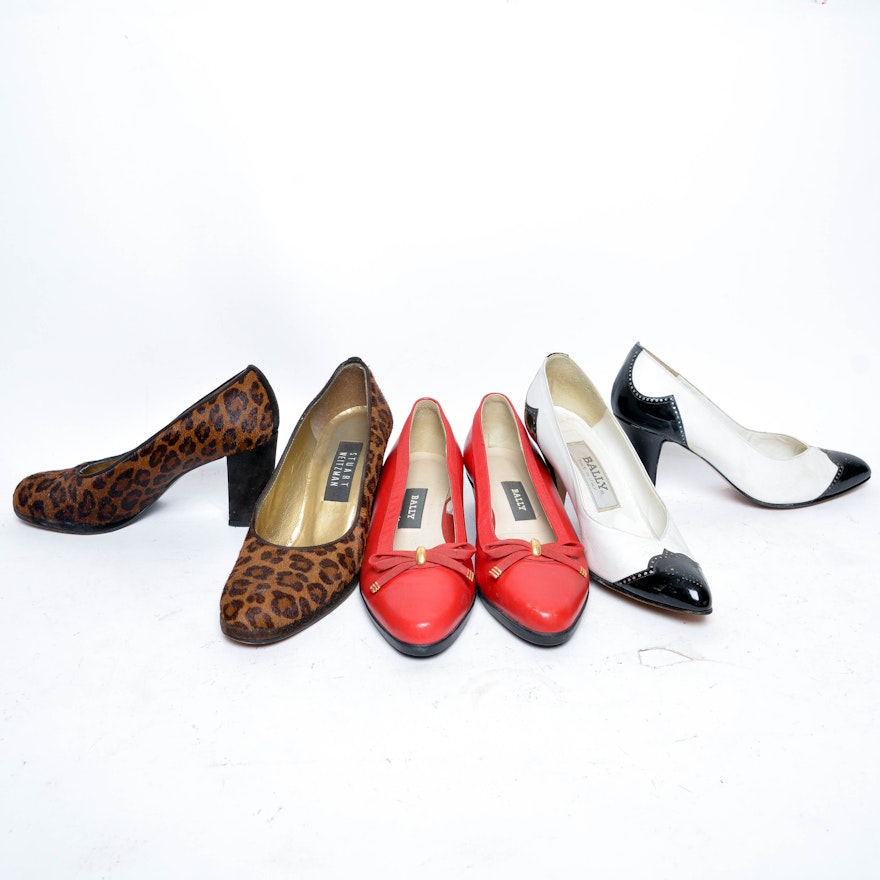 Women's Bally and Stuart Weitzman Shoes