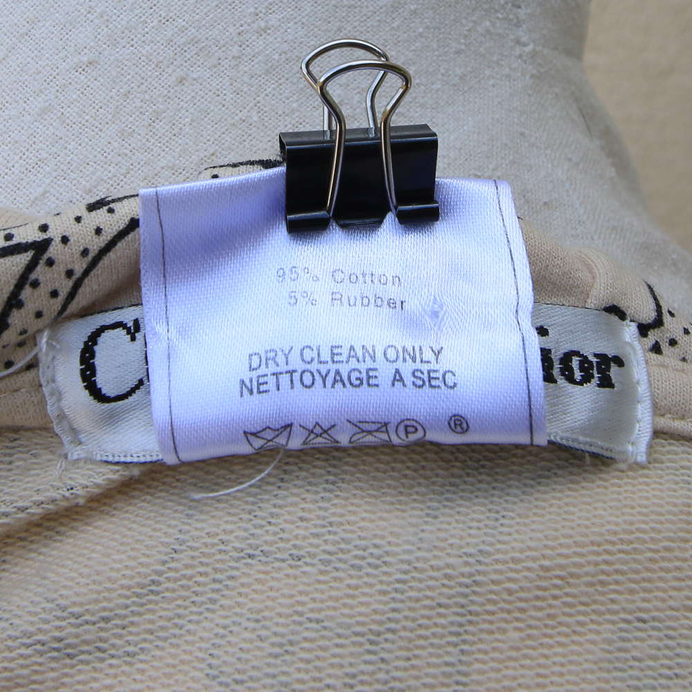 Christian Dior Boutique Monogrammed Zip Front Jacket