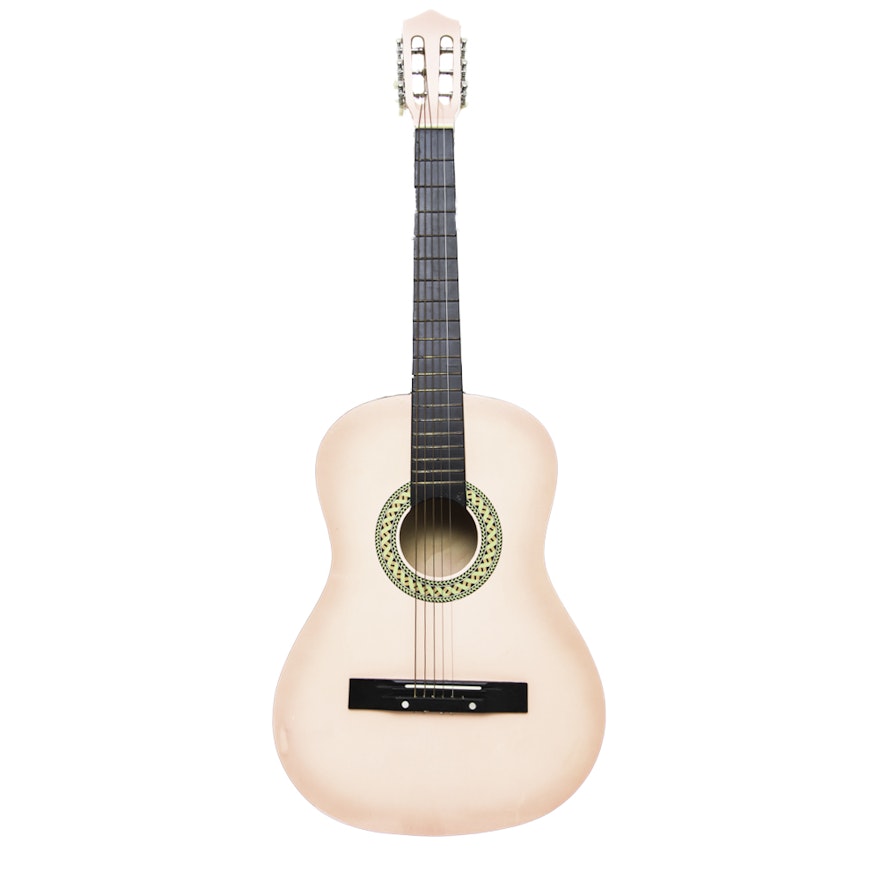 Child's Size Classical Style Pink Acoustic Guitar