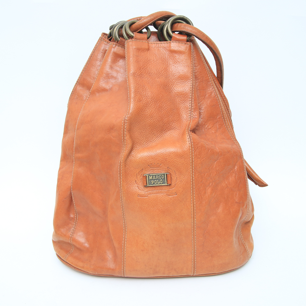 Assortment of Three Leather Bags including Marco Polo