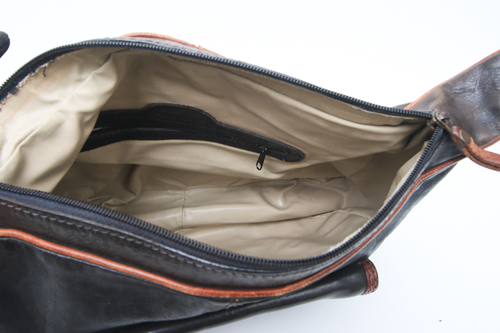 Assortment of Three Leather Bags including Marco Polo