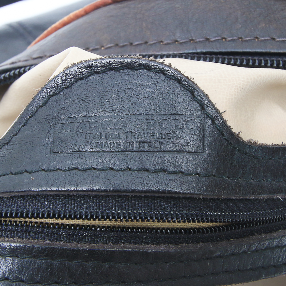 Assortment of Three Leather Bags including Marco Polo