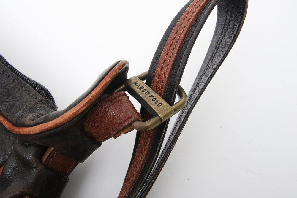 Assortment of Three Leather Bags including Marco Polo