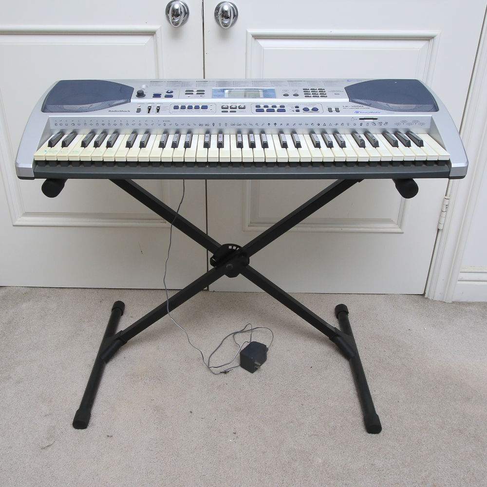 Radio Shack Electronic Keyboard and Stand