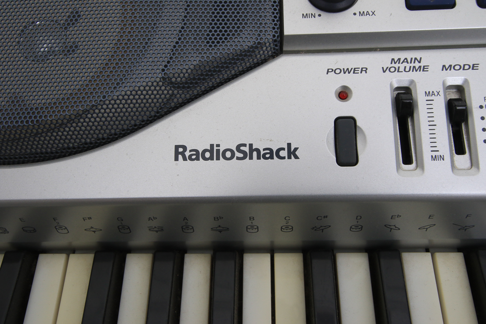 Radio Shack Electronic Keyboard and Stand
