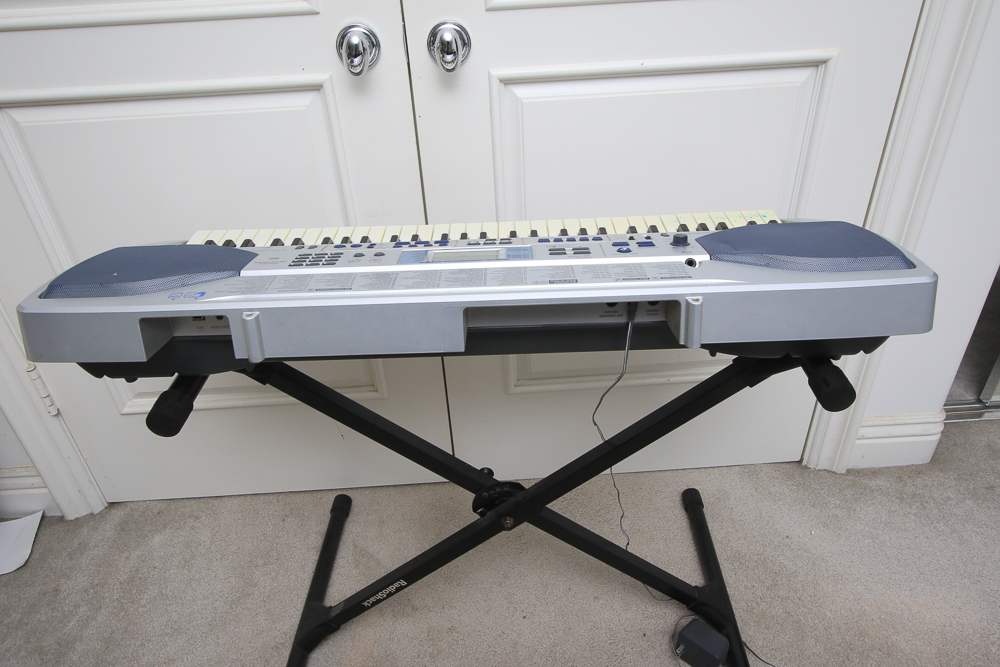 Radio Shack Electronic Keyboard and Stand