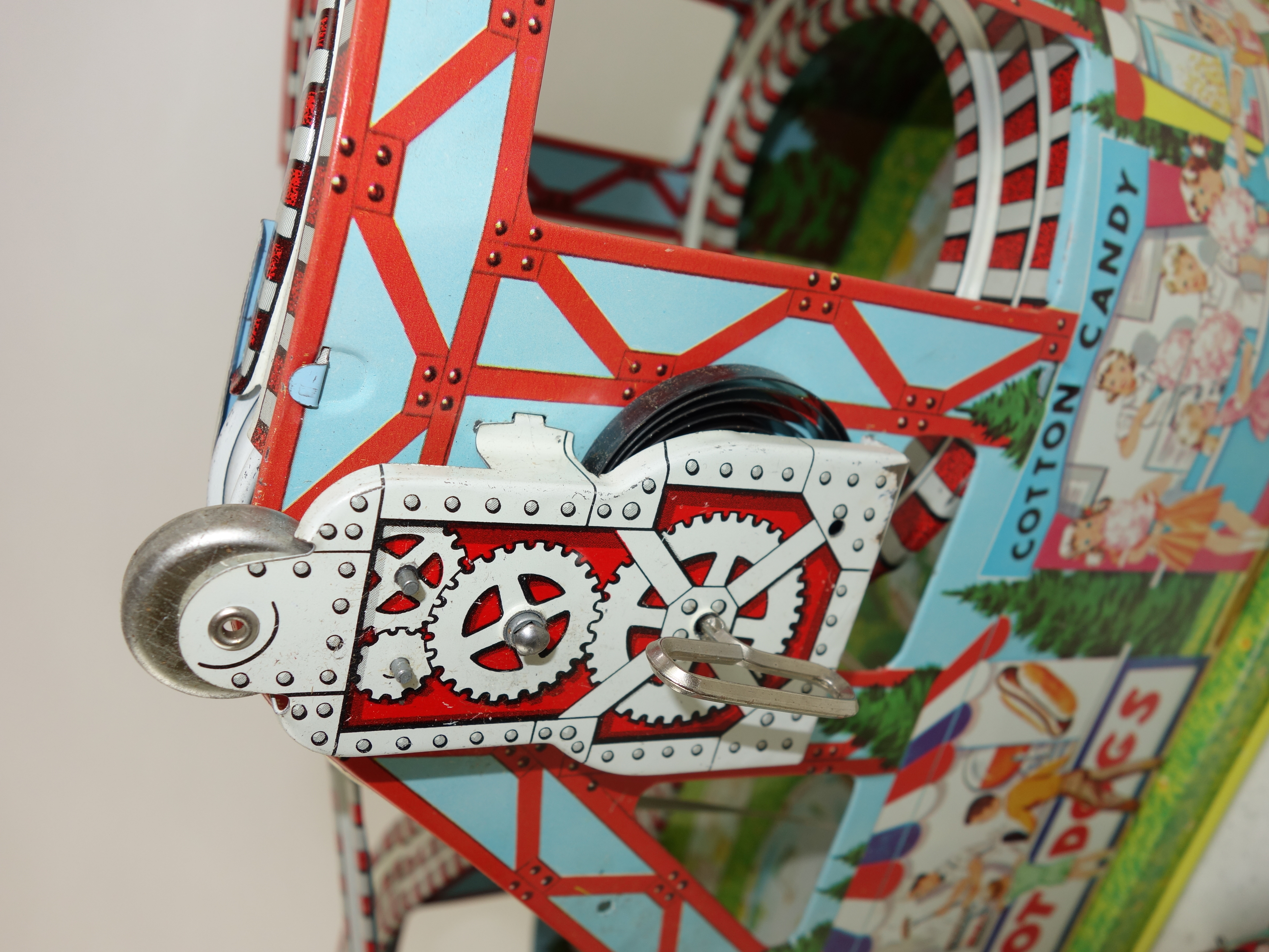 Vintage J Chein Roller Coaster Toy