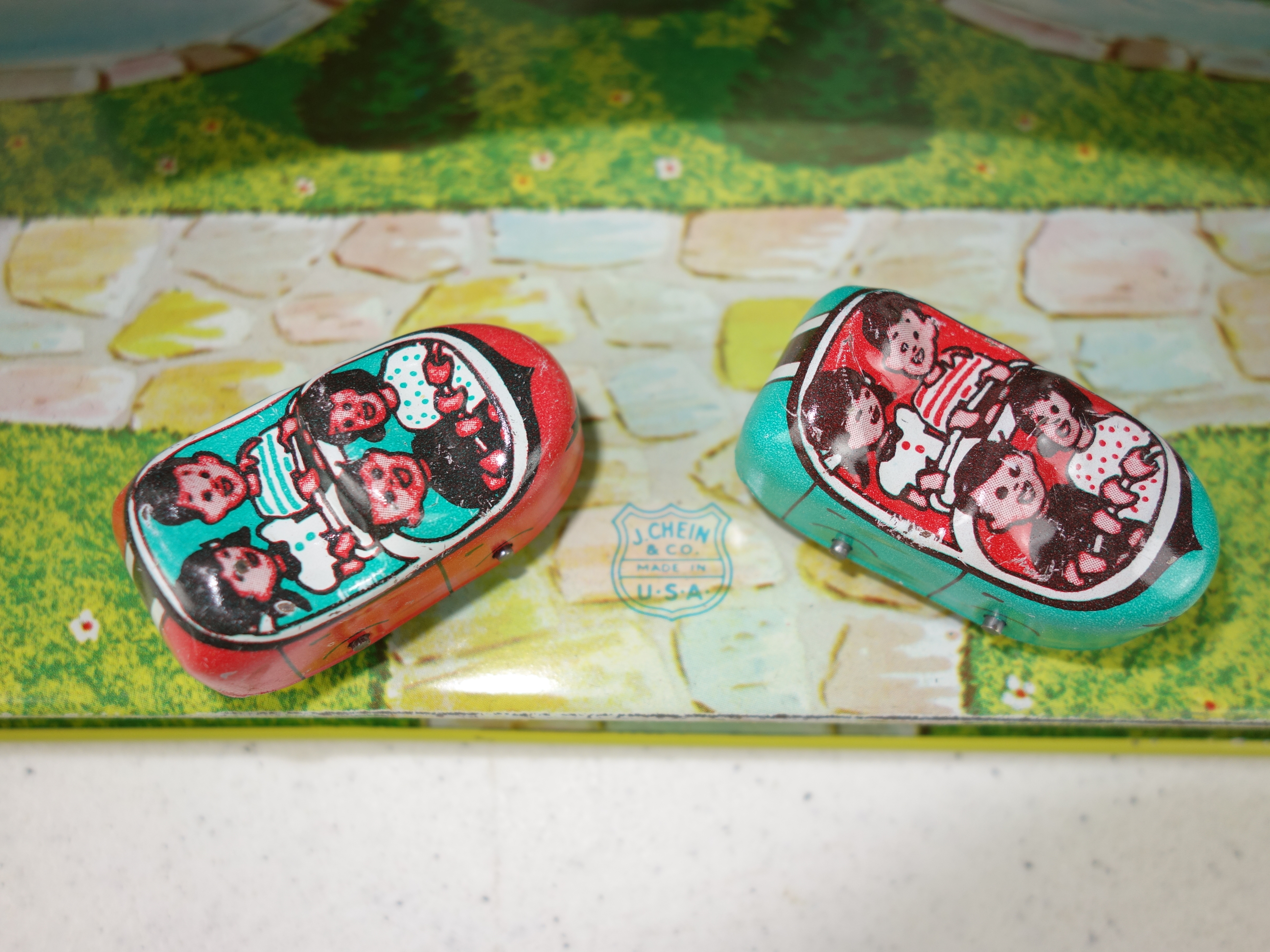 Vintage J Chein Roller Coaster Toy