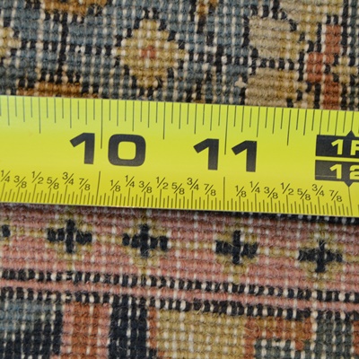 Fine Hand-Knotted Antique Lavar Kerman Wool Area Rug