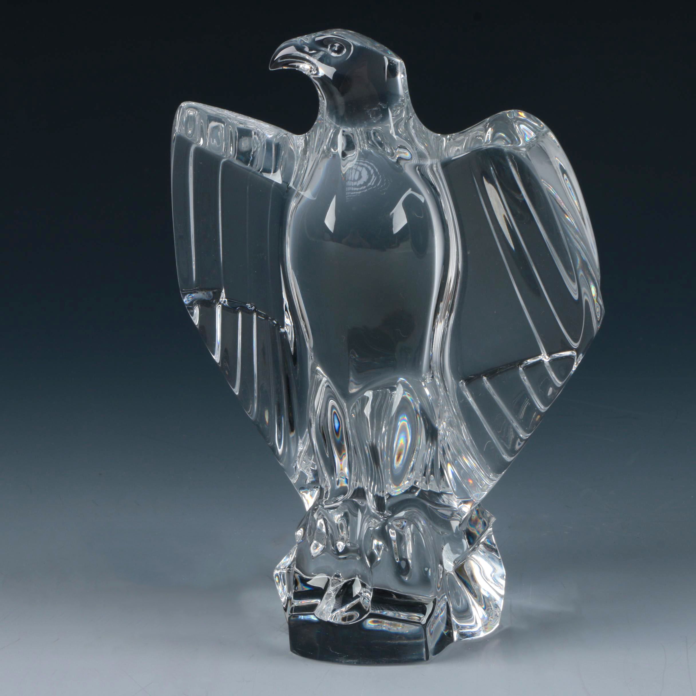 Baccarat Crystal Eagle Figurine