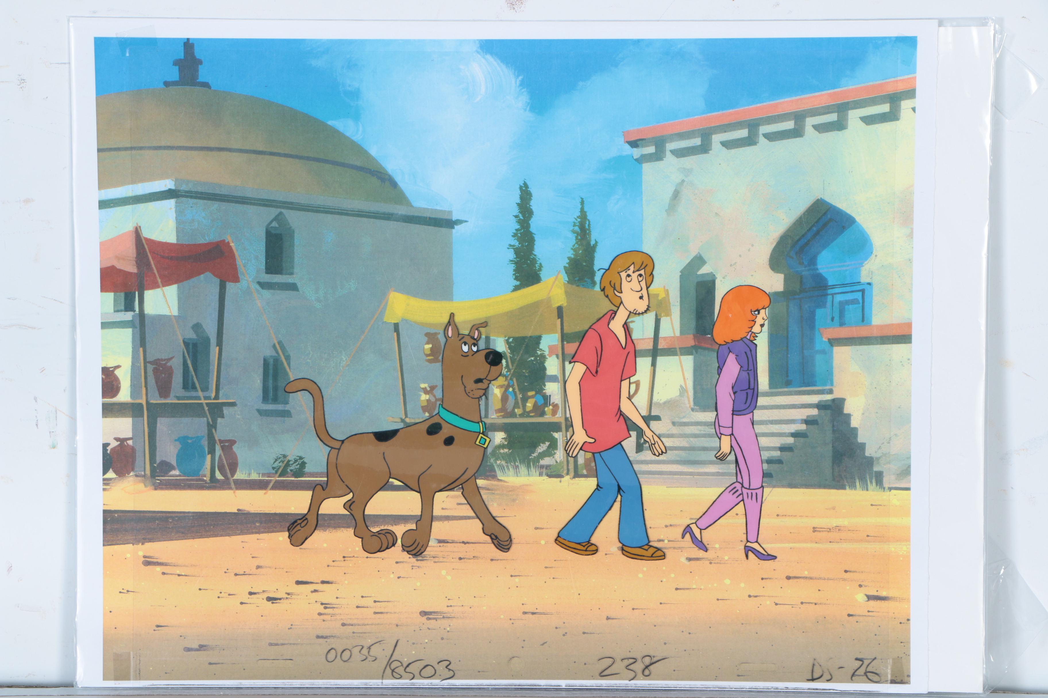 Scooby Doo Production Cels From "The Thirteen Ghosts of Scooby Doo"