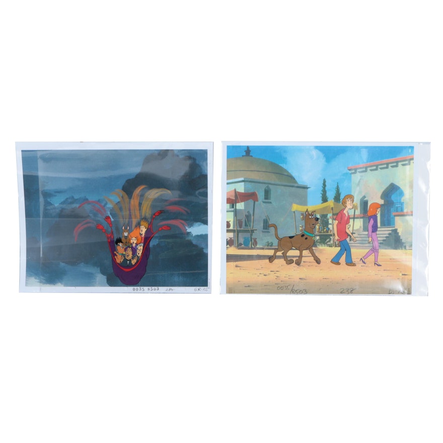 Scooby Doo Production Cels From "The Thirteen Ghosts of Scooby Doo"