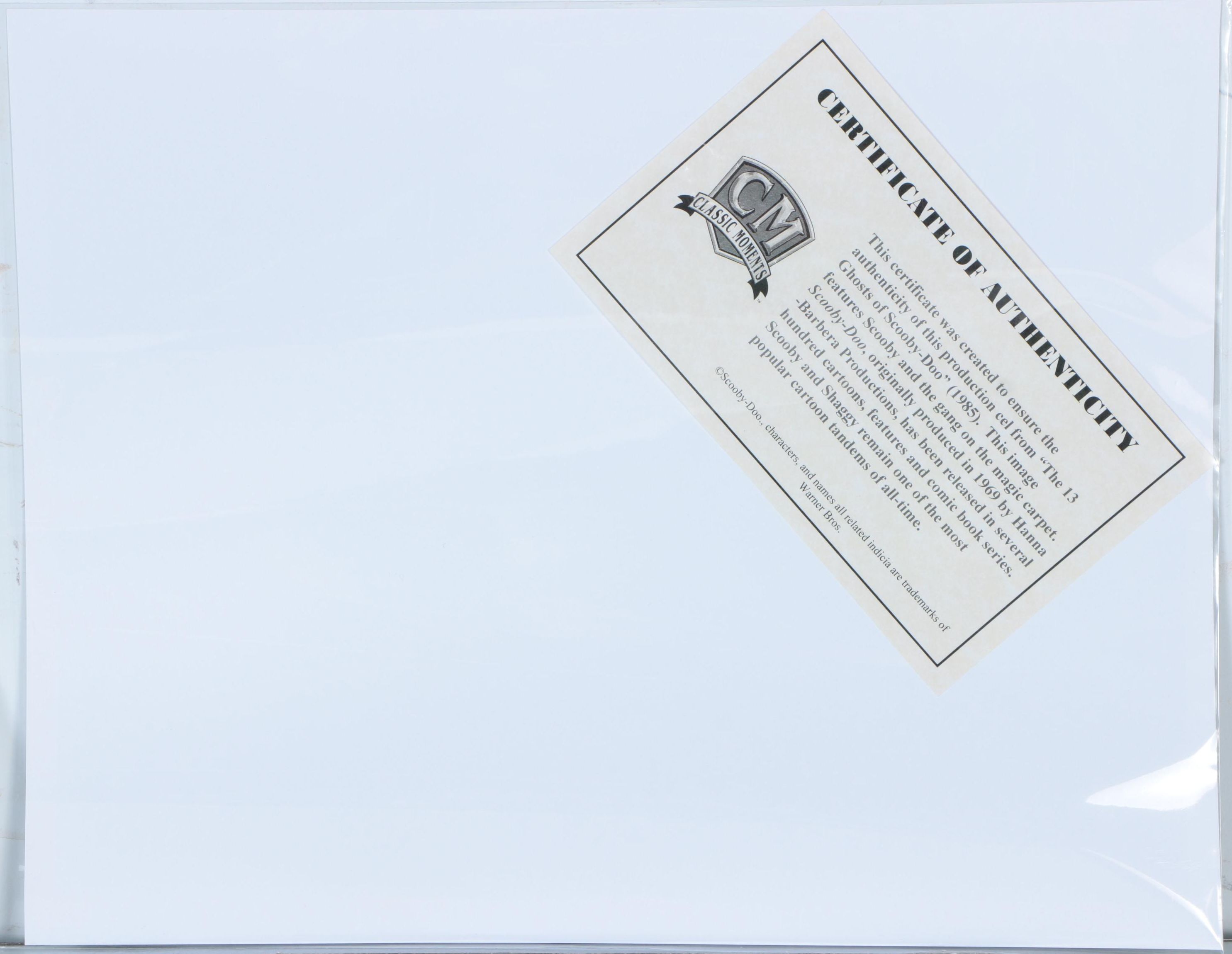 Scooby Doo Production Cels From "The Thirteen Ghosts of Scooby Doo"