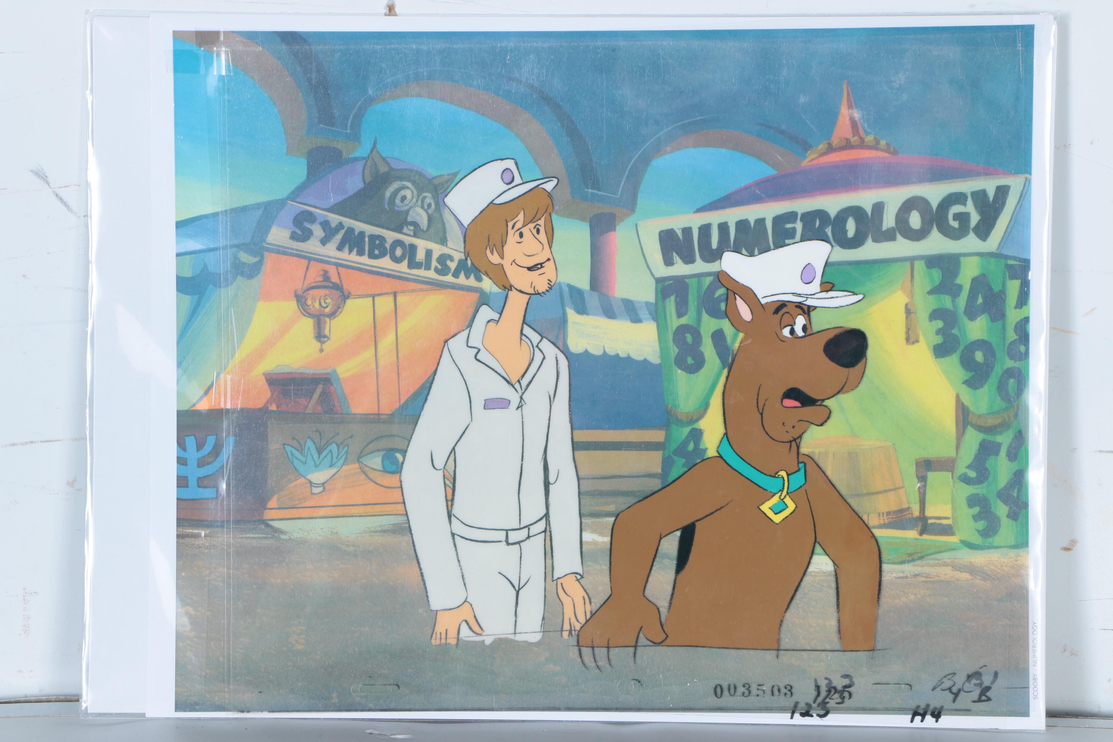 Scooby Doo Production Cels From "The Thirteen Ghosts of Scooby Doo"