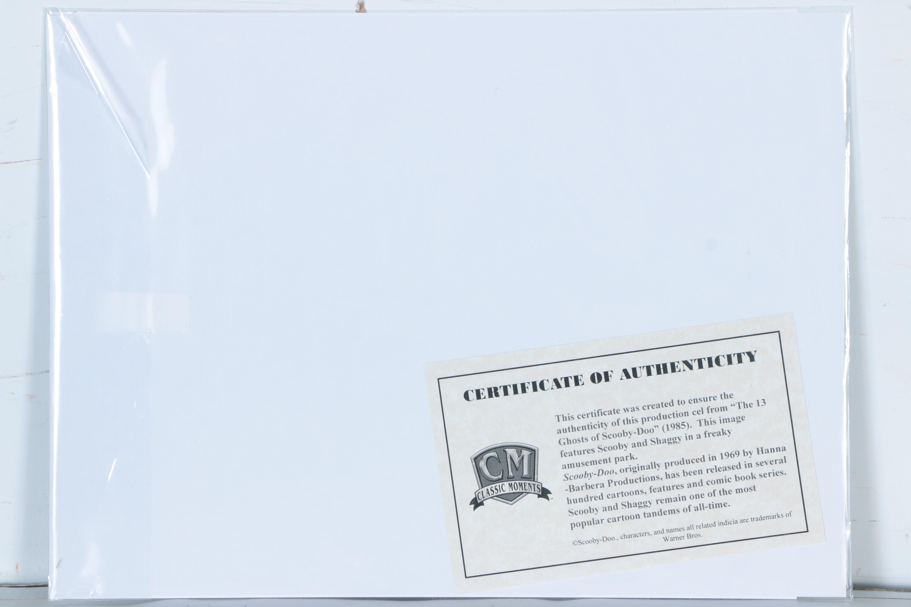 Scooby Doo Production Cels From "The Thirteen Ghosts of Scooby Doo"