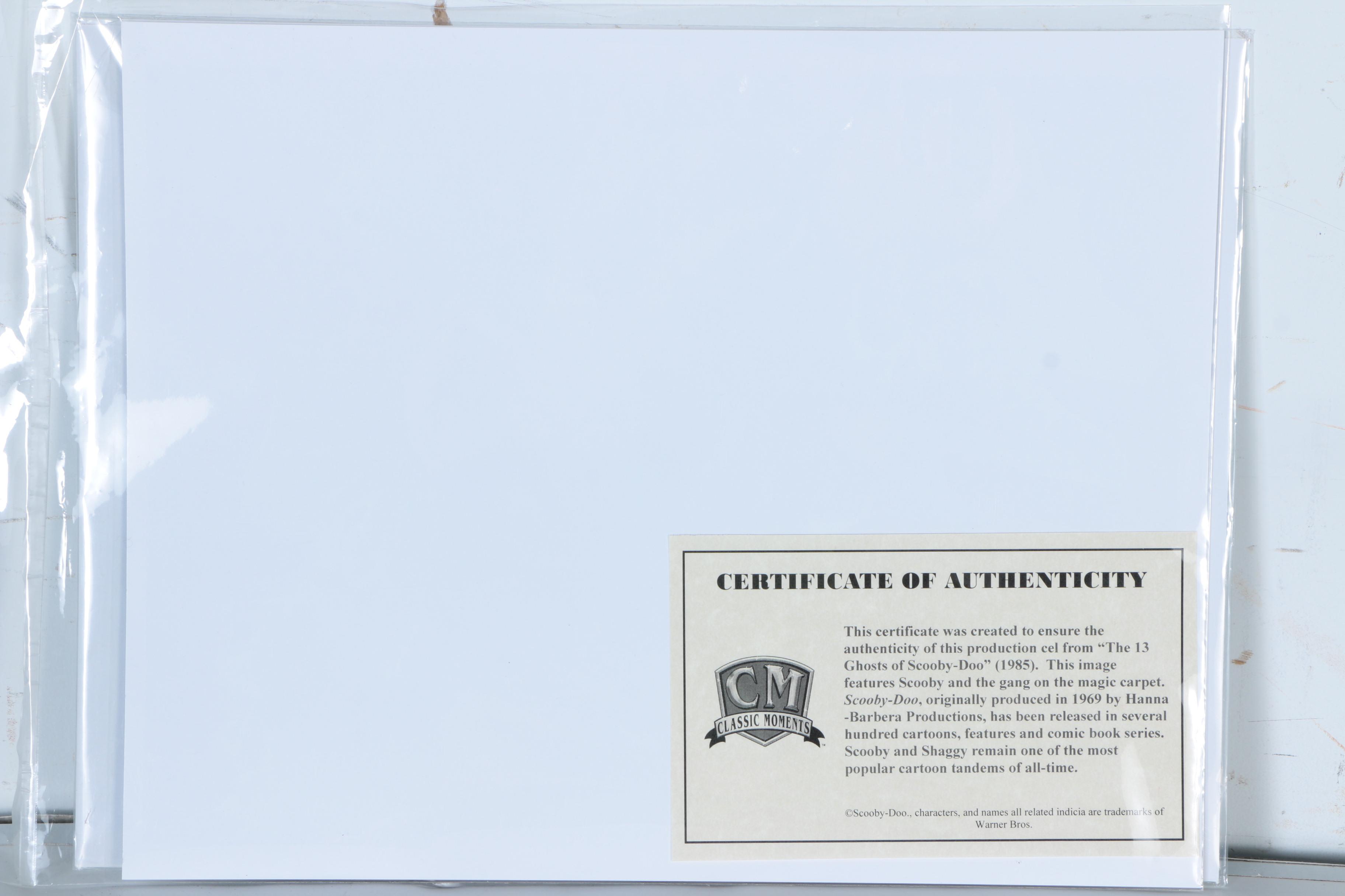 Scooby Doo Production Cels From "The Thirteen Ghosts of Scooby Doo"