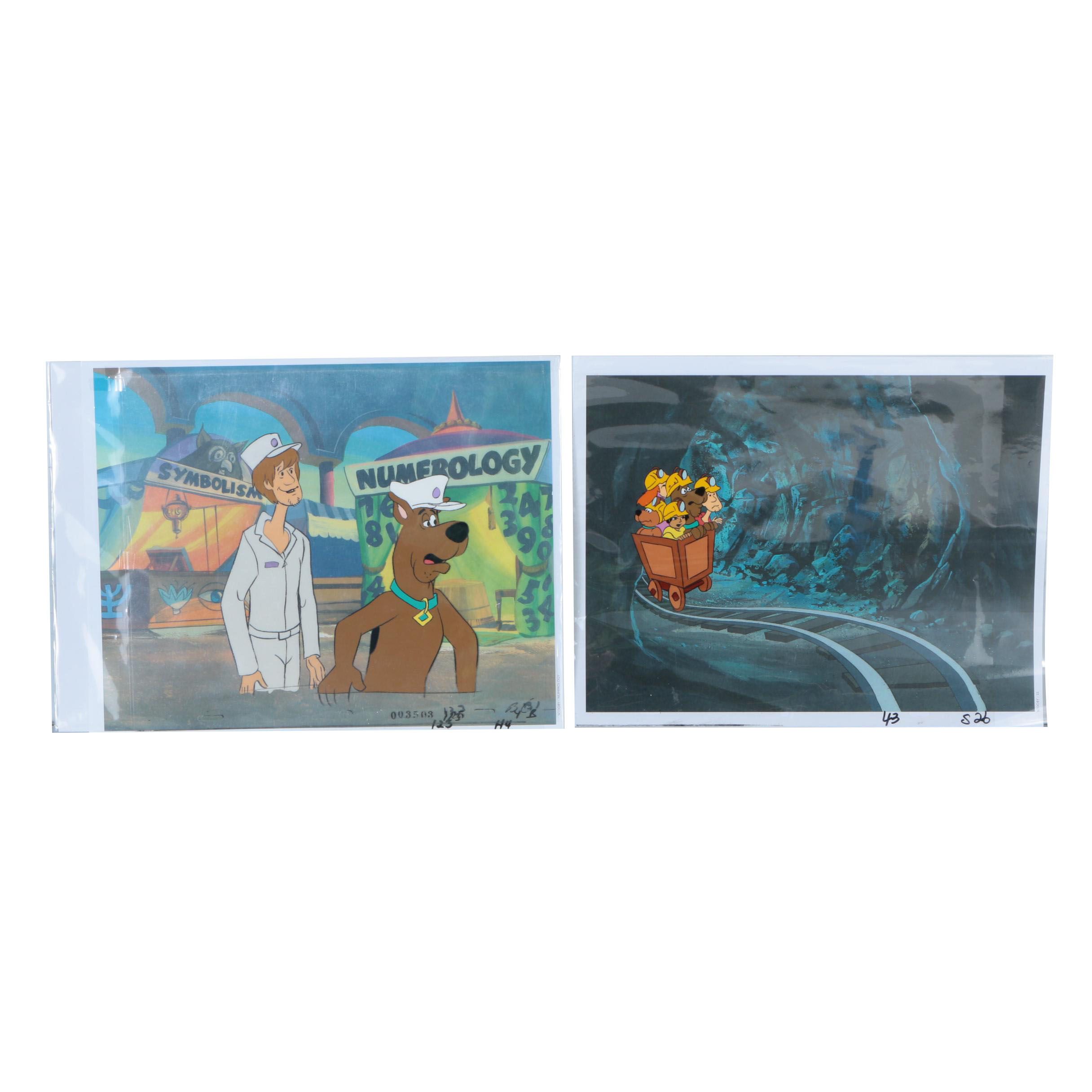 Scooby Doo Production Cels From "The Thirteen Ghosts of Scooby Doo"