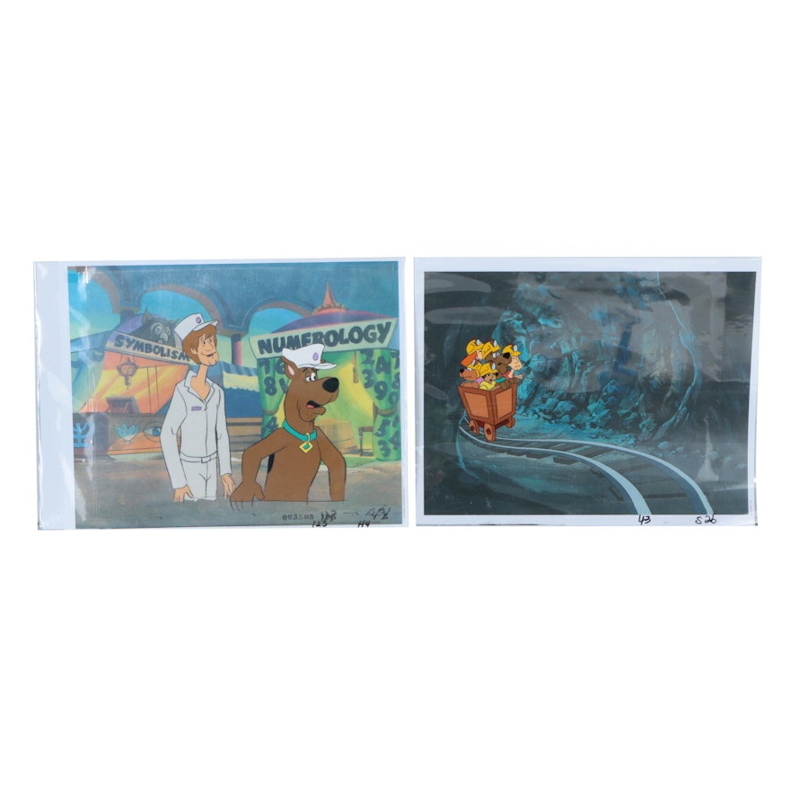 Scooby Doo Production Cels From "The Thirteen Ghosts of Scooby Doo"