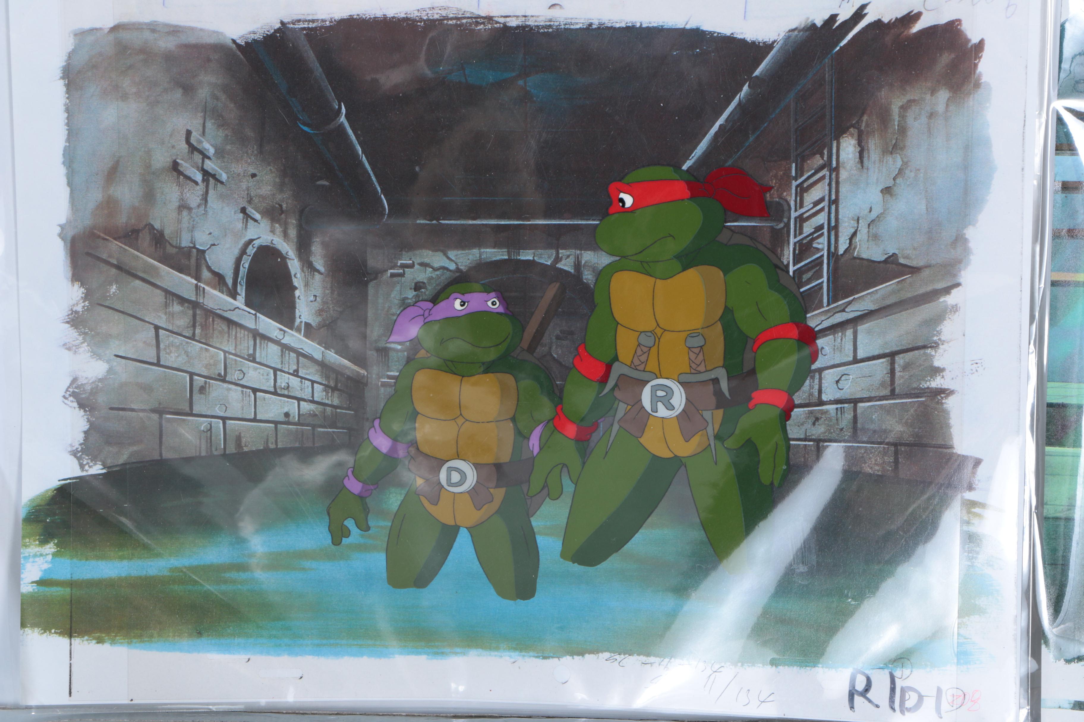 Teenage Mutant Ninja Turtles Original Production Cels