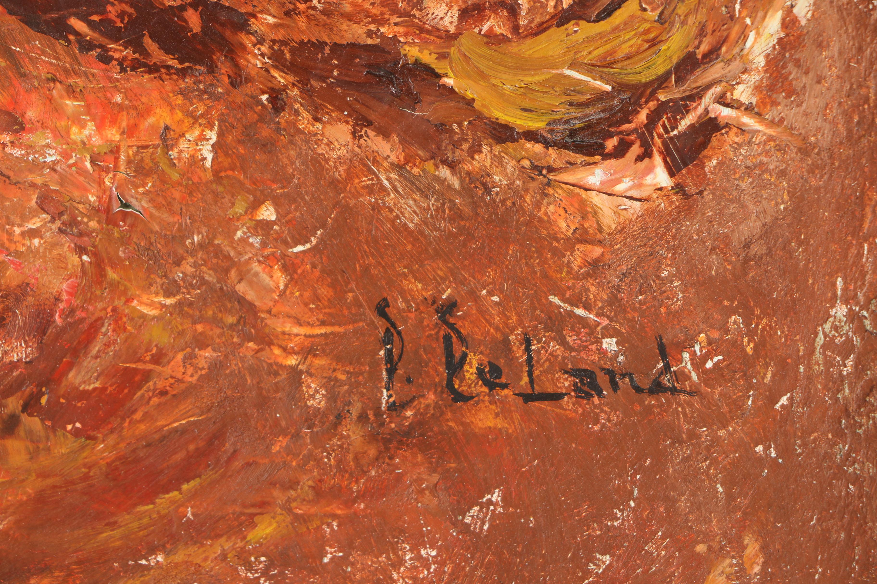 D. DeLand Oil Painting of a Woman's Face