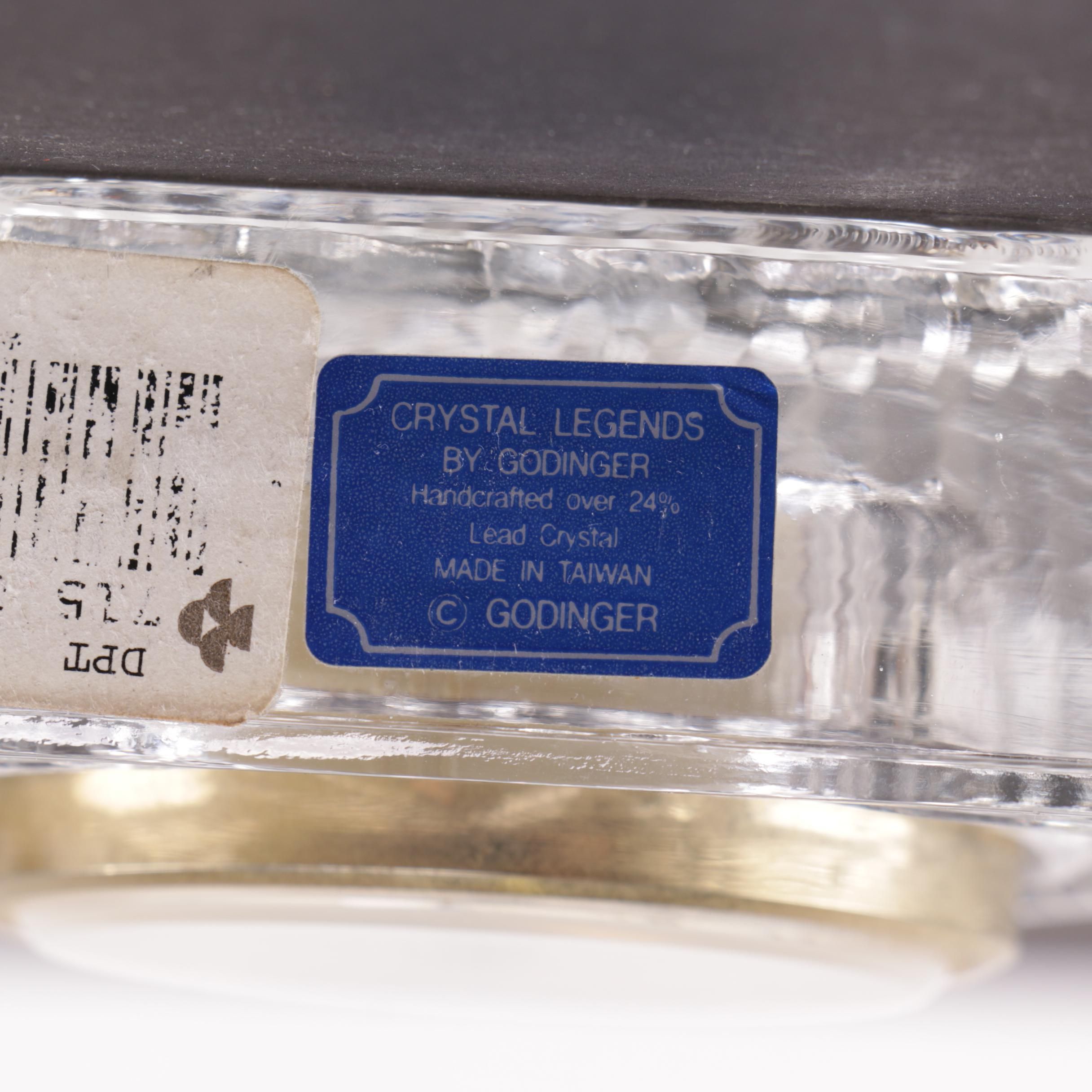 Godinger "Crystal Legends" Accent Clock