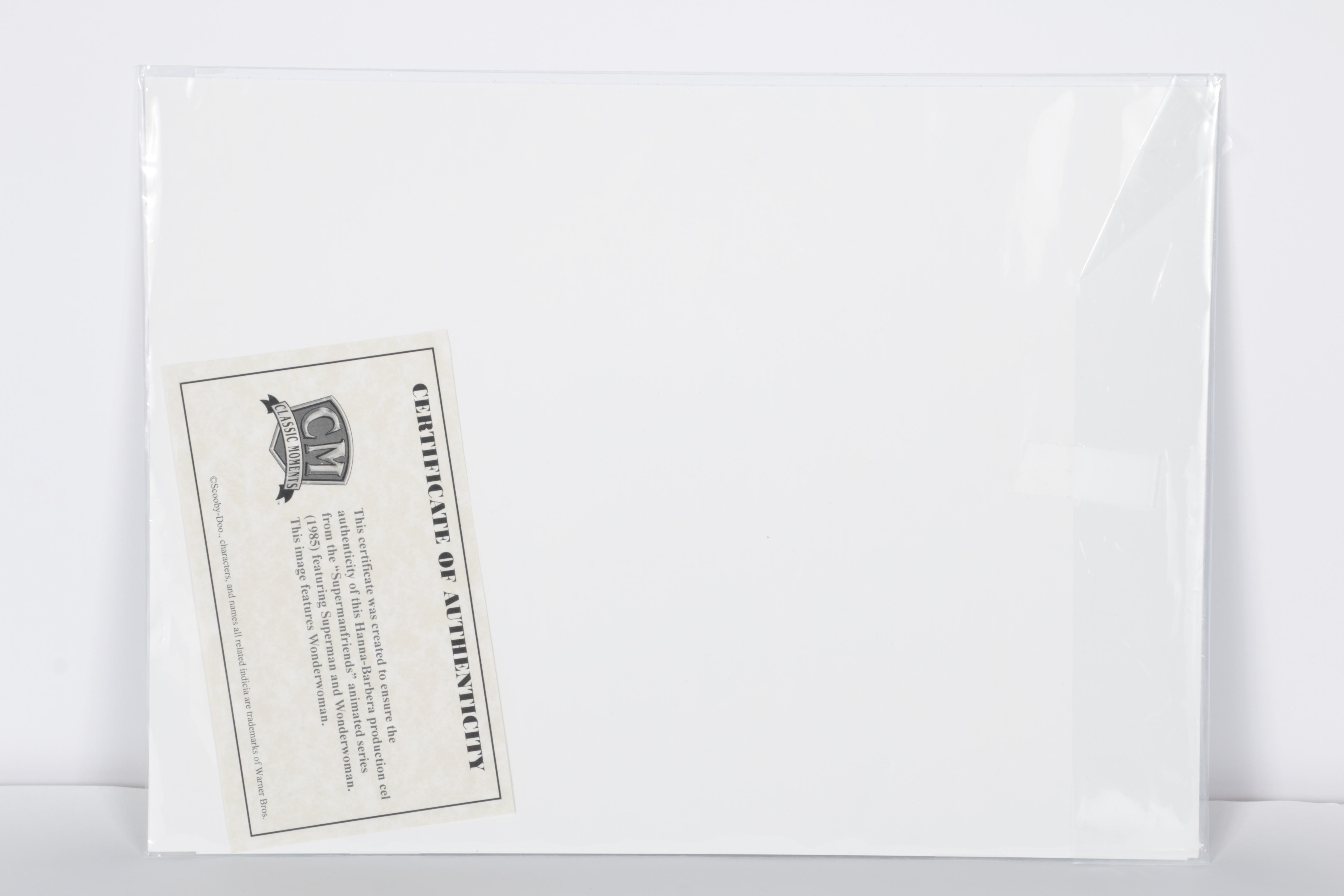 Two Original Hanna-Barbera "Superman & Friends" Production Cels