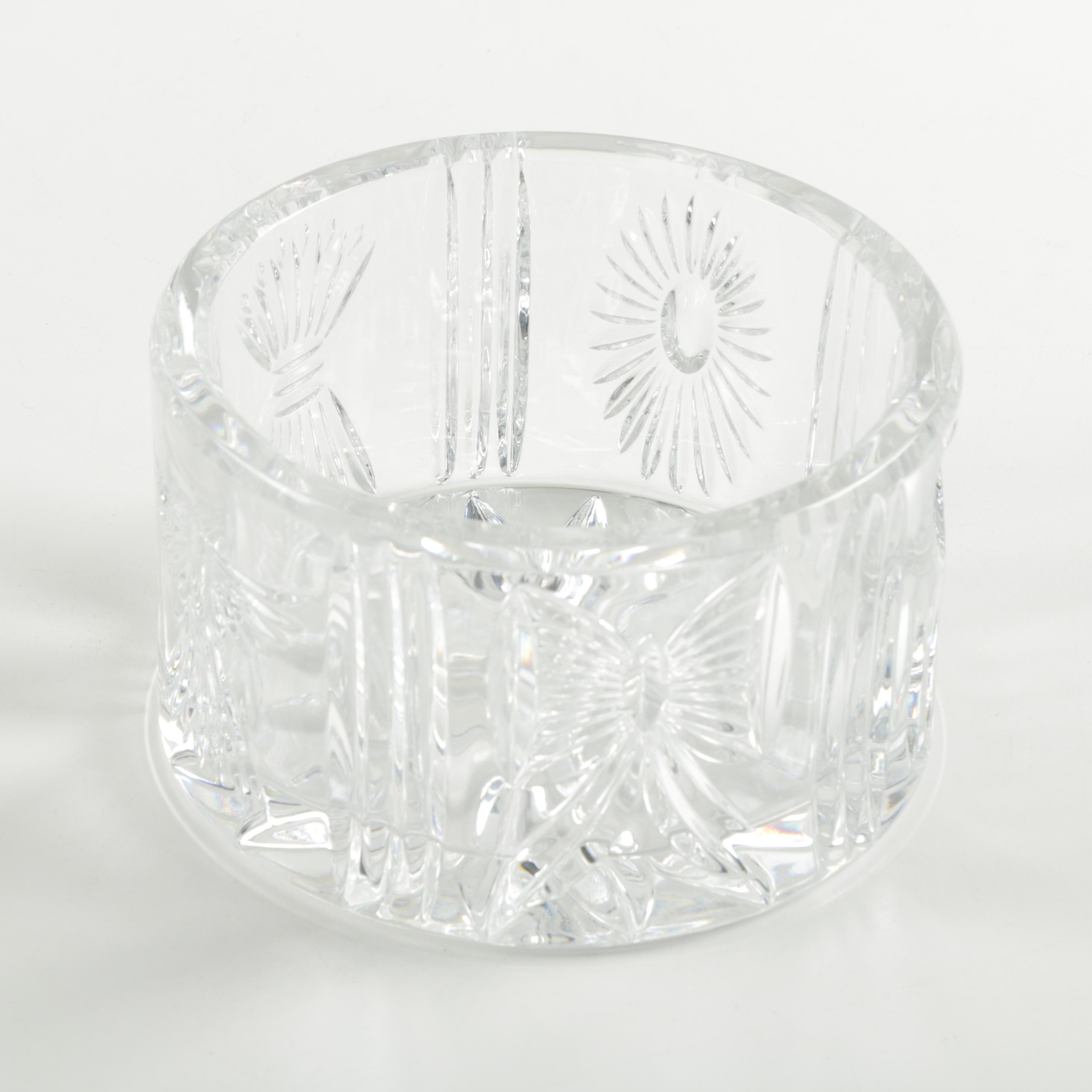 Waterford Crystal "Millennium" Wine Bottle Coaster