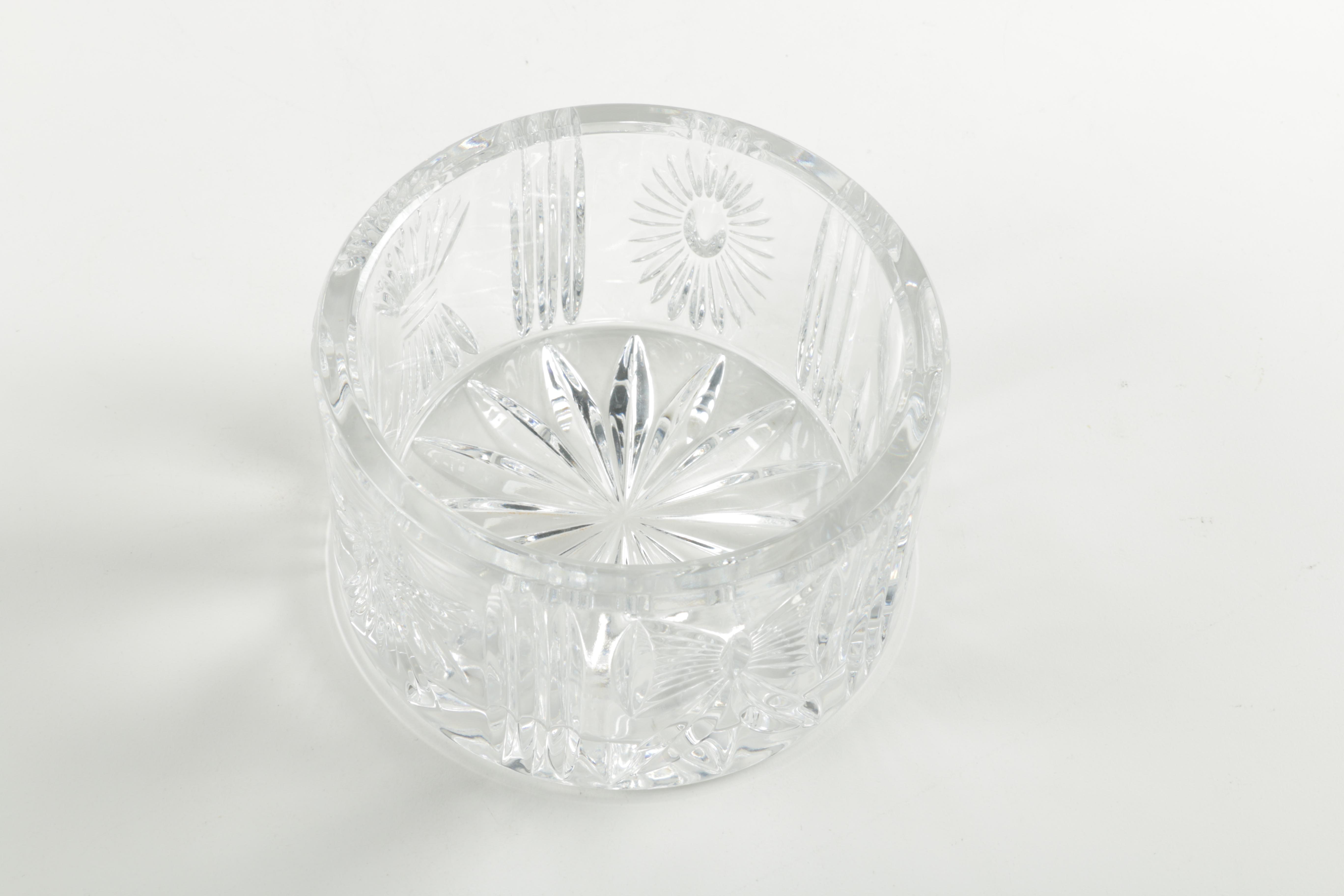 Waterford Crystal "Millennium" Wine Bottle Coaster