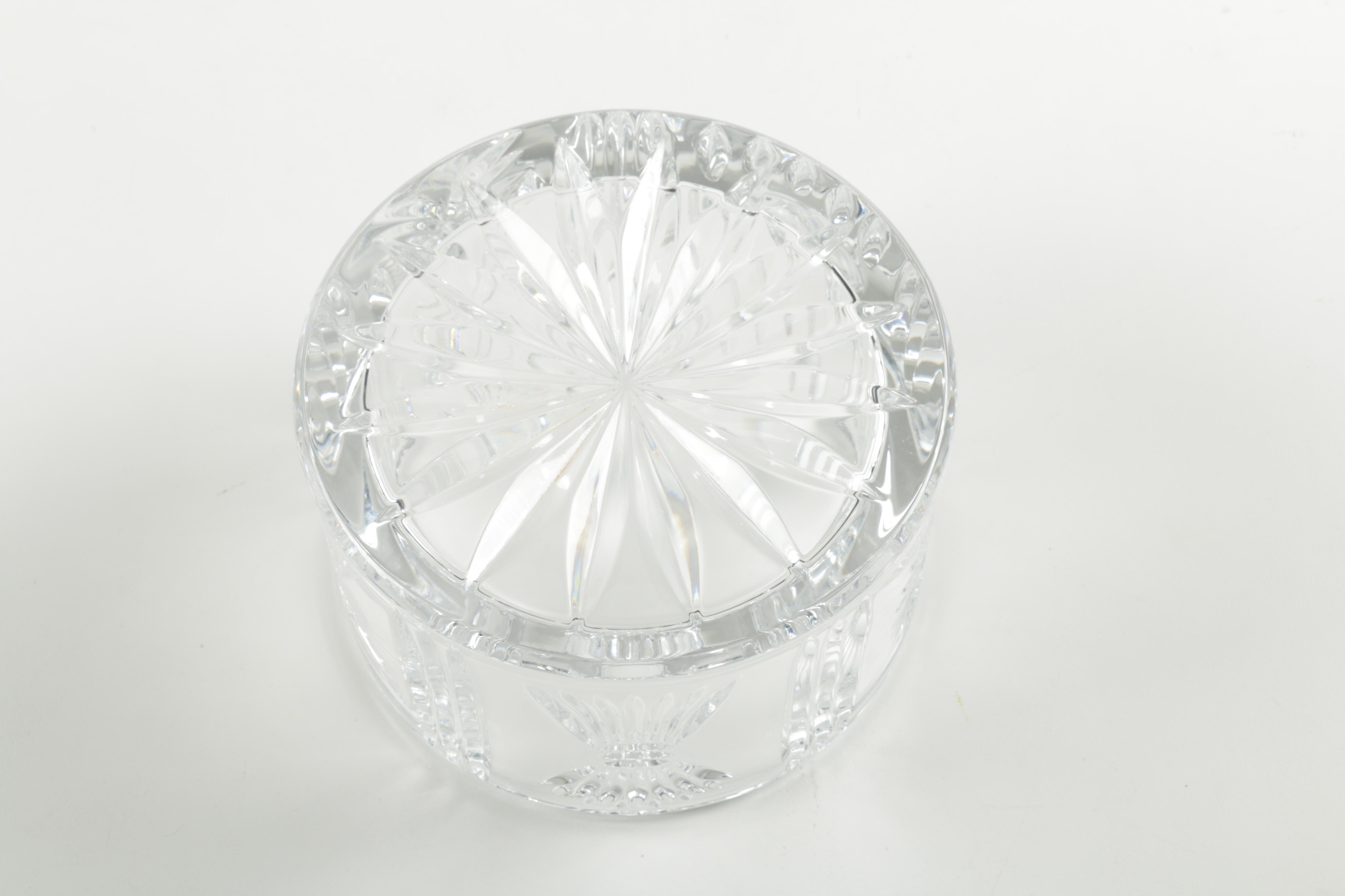 Waterford Crystal "Millennium" Wine Bottle Coaster