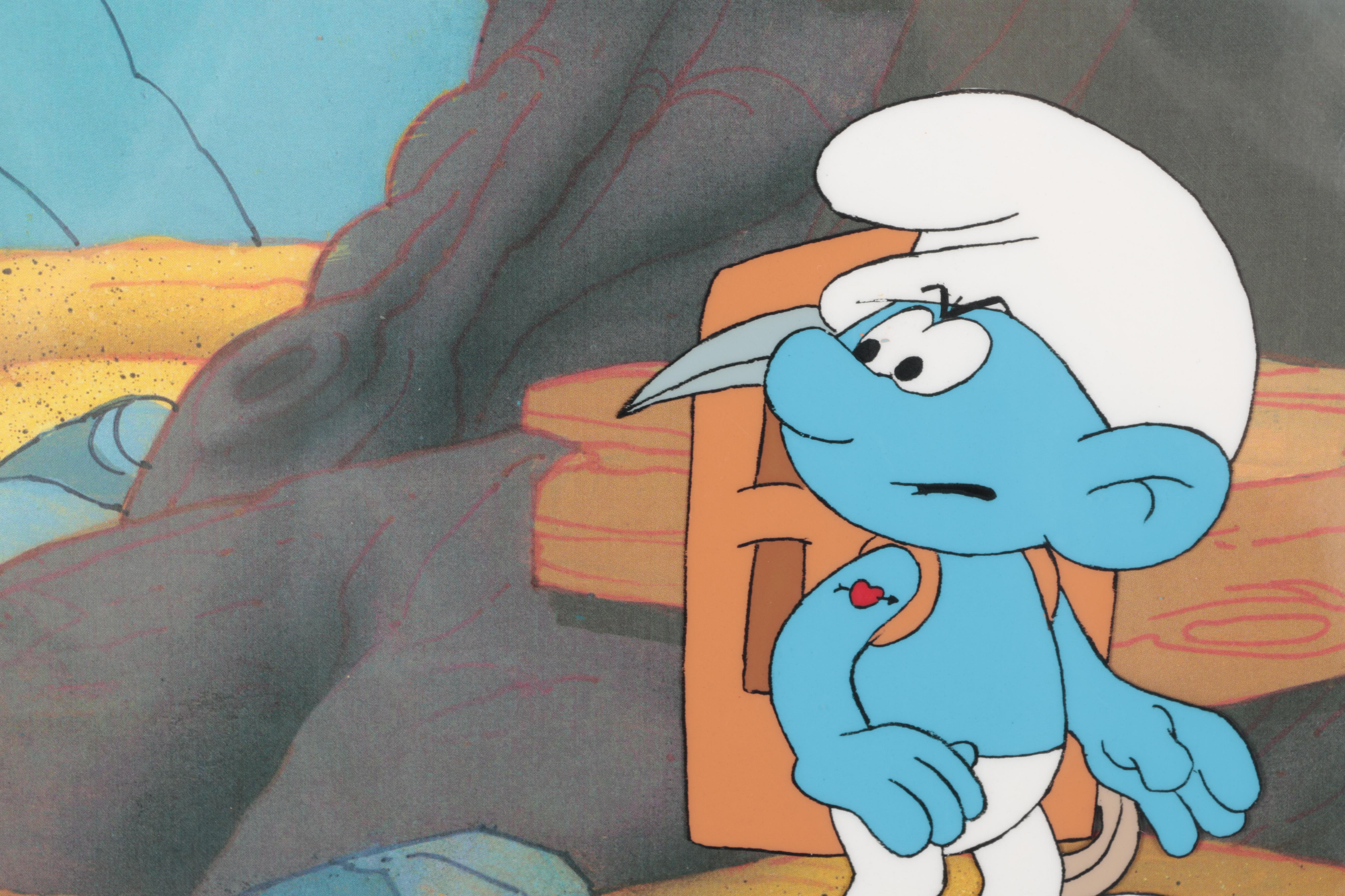 Production Cels Featuring Characters from "The Smurfs"