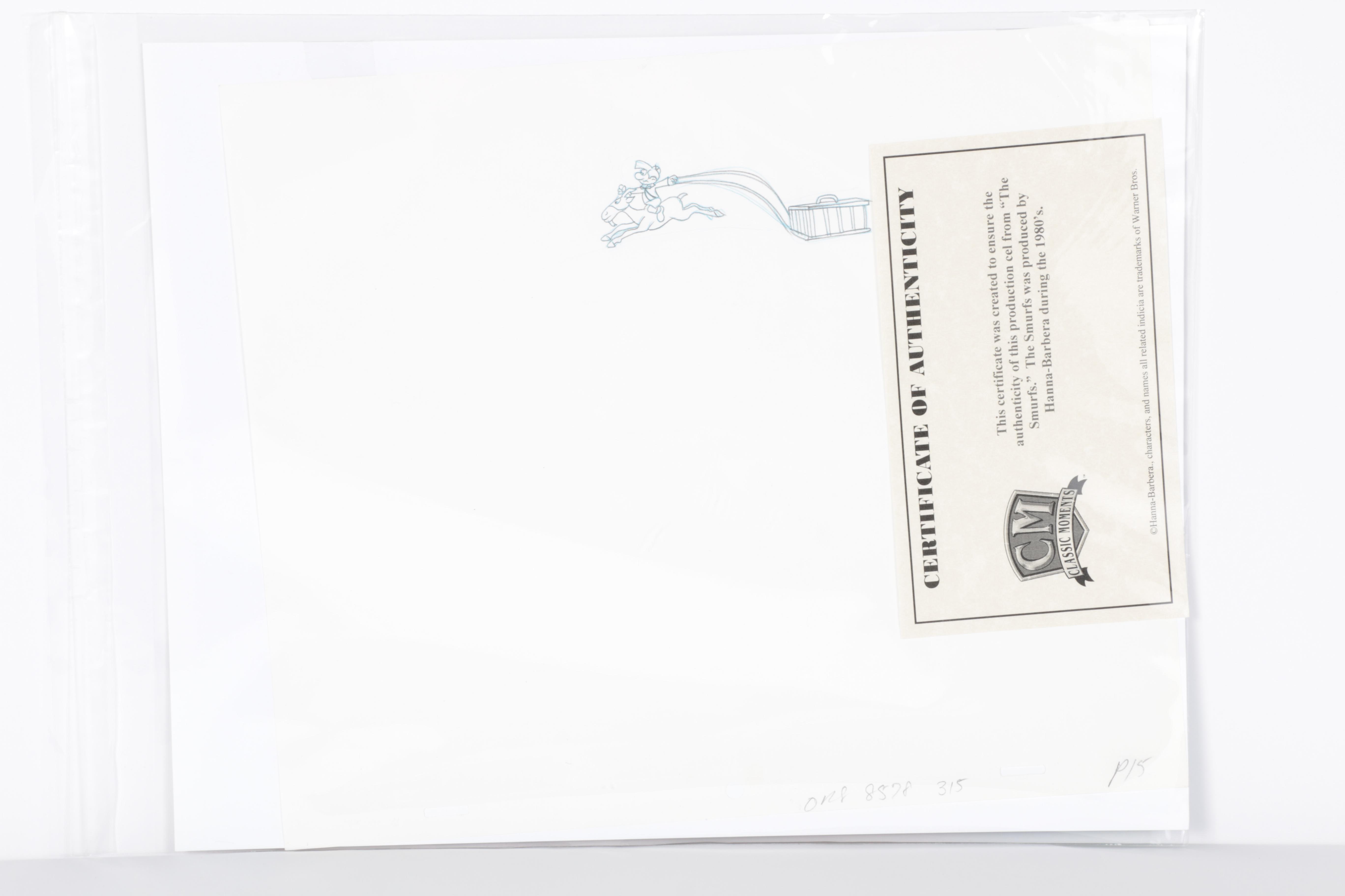 Production Cels Featuring Characters from "The Smurfs"