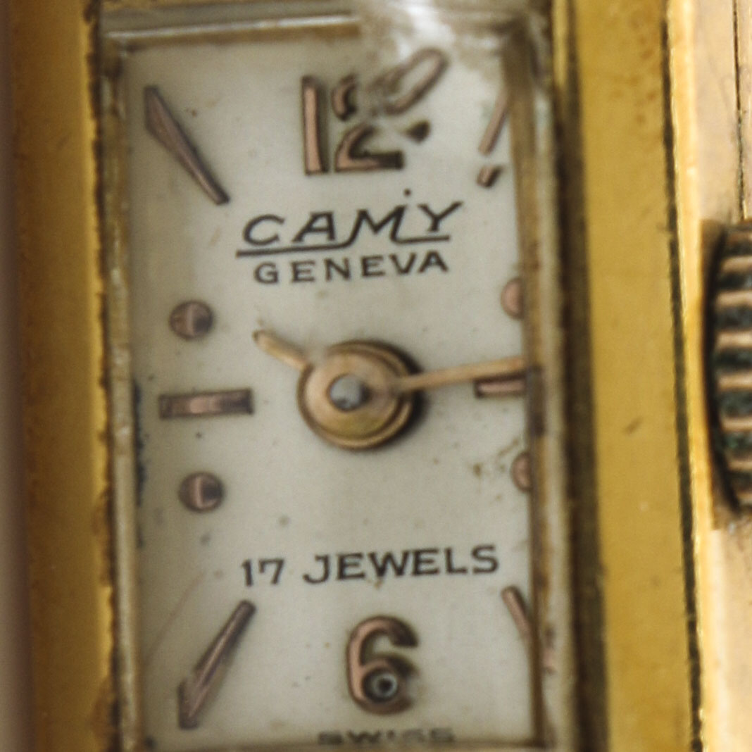 Gold Plated Alpha and Camy Geneva Watches