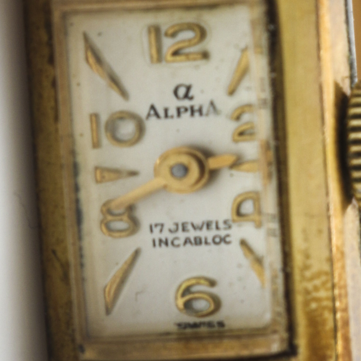 Gold Plated Alpha and Camy Geneva Watches