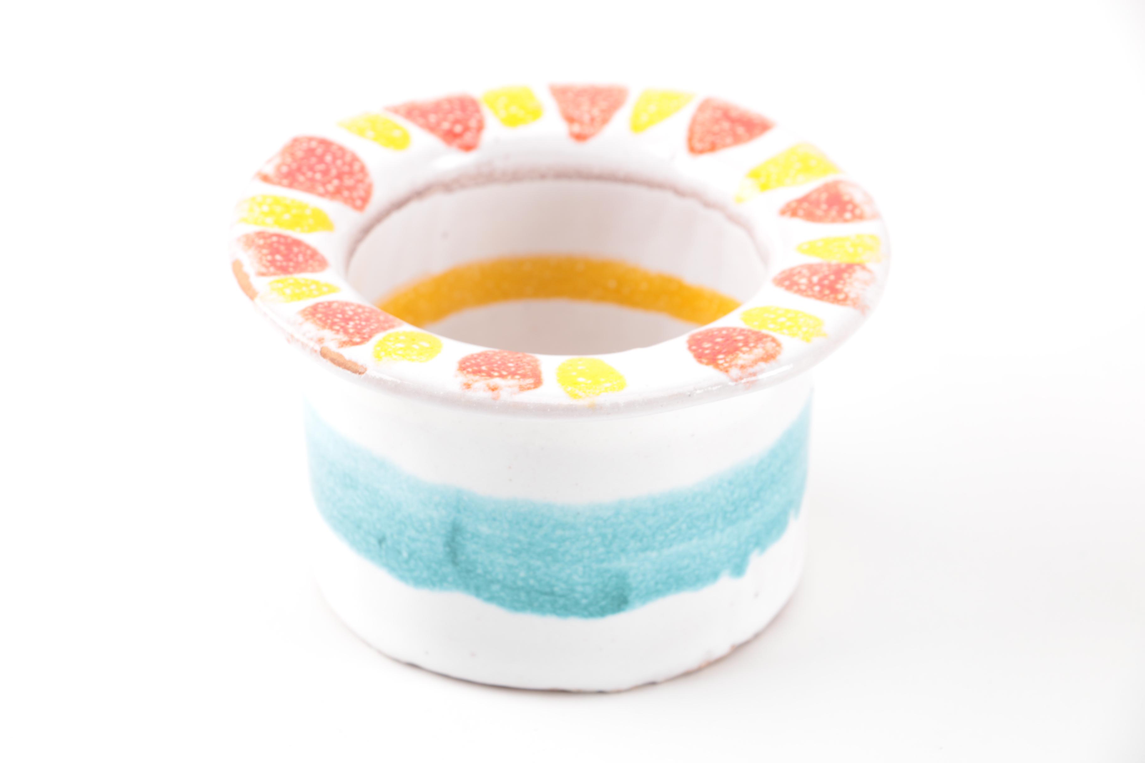 DeSimone Pottery Fish Vase and Candle Holders