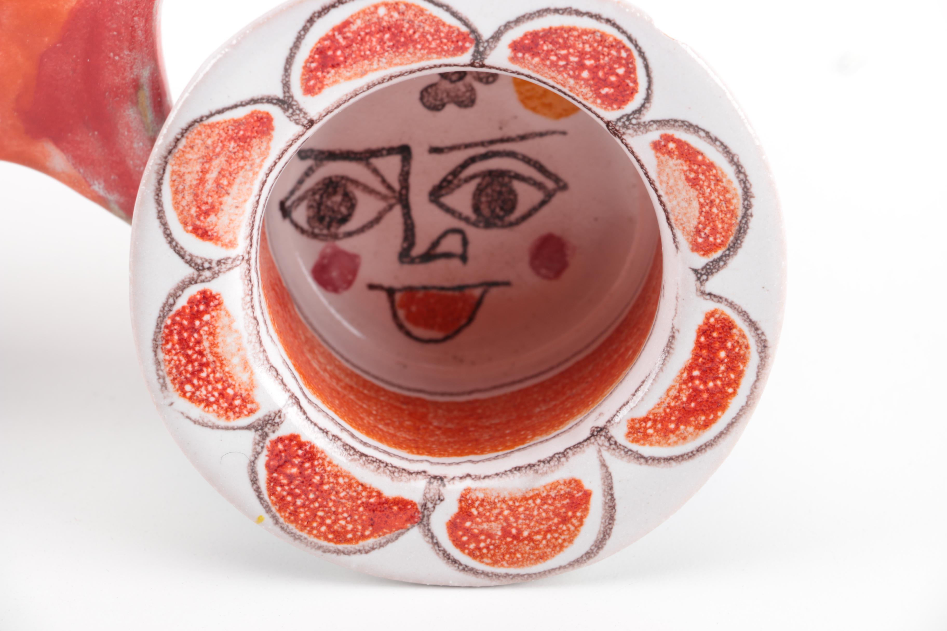 DeSimone Pottery Fish Vase and Candle Holders