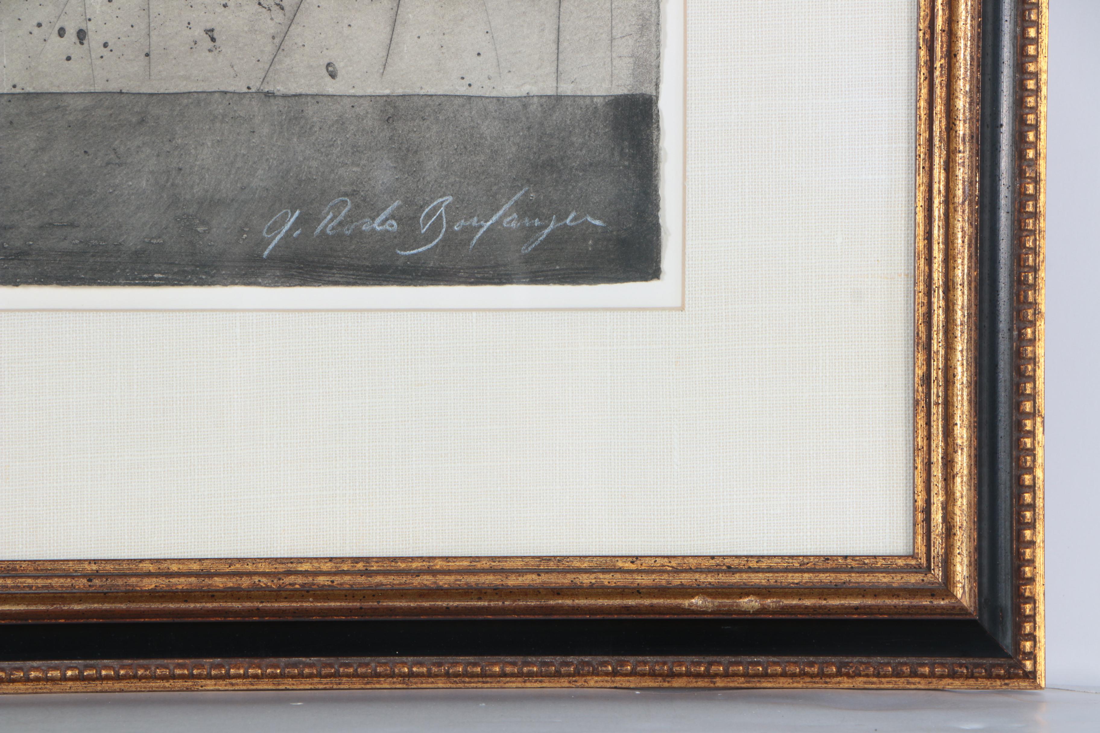 Graciela Rodo Boulanger Limited Edition Aquatint Etching of Musicians