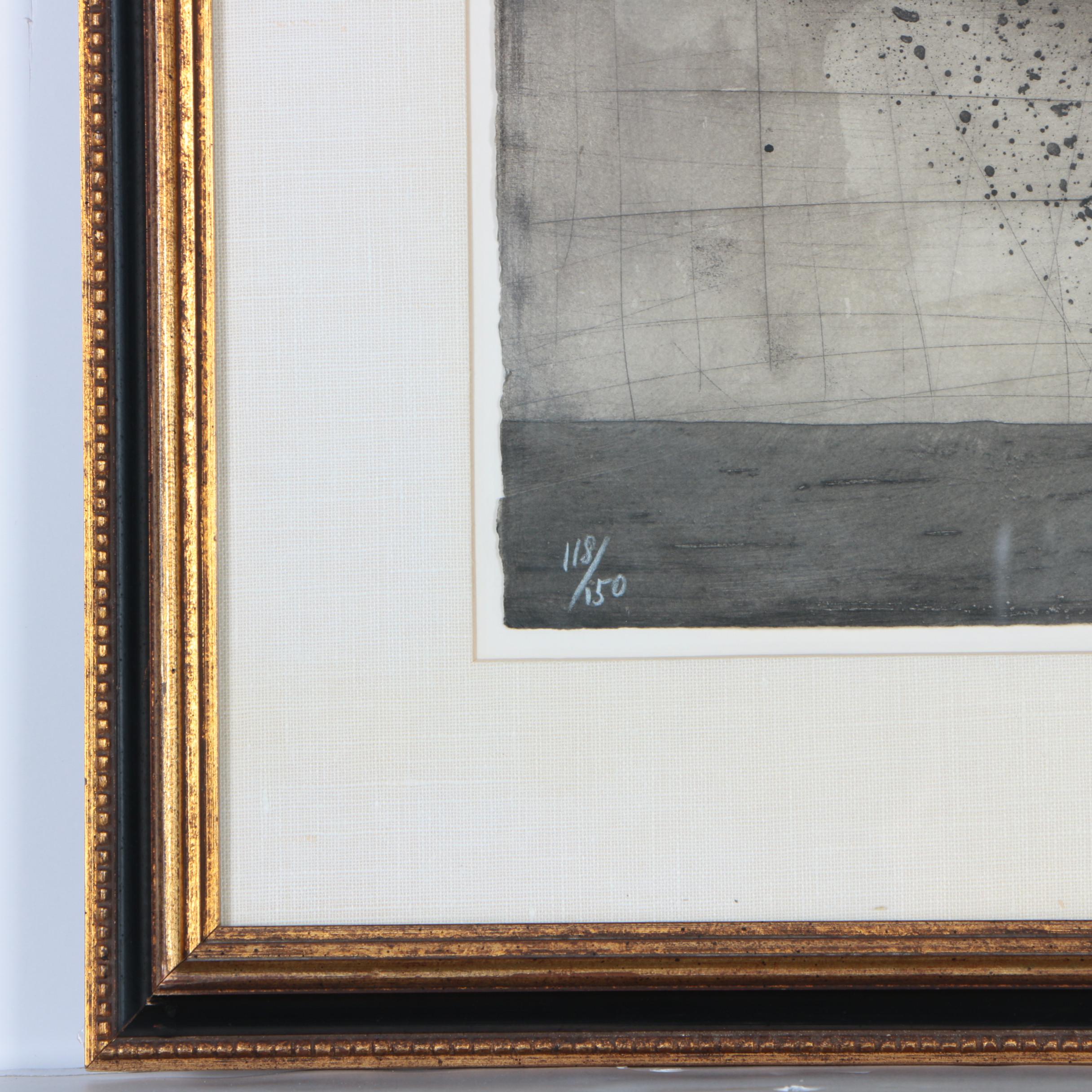 Graciela Rodo Boulanger Limited Edition Aquatint Etching of Musicians