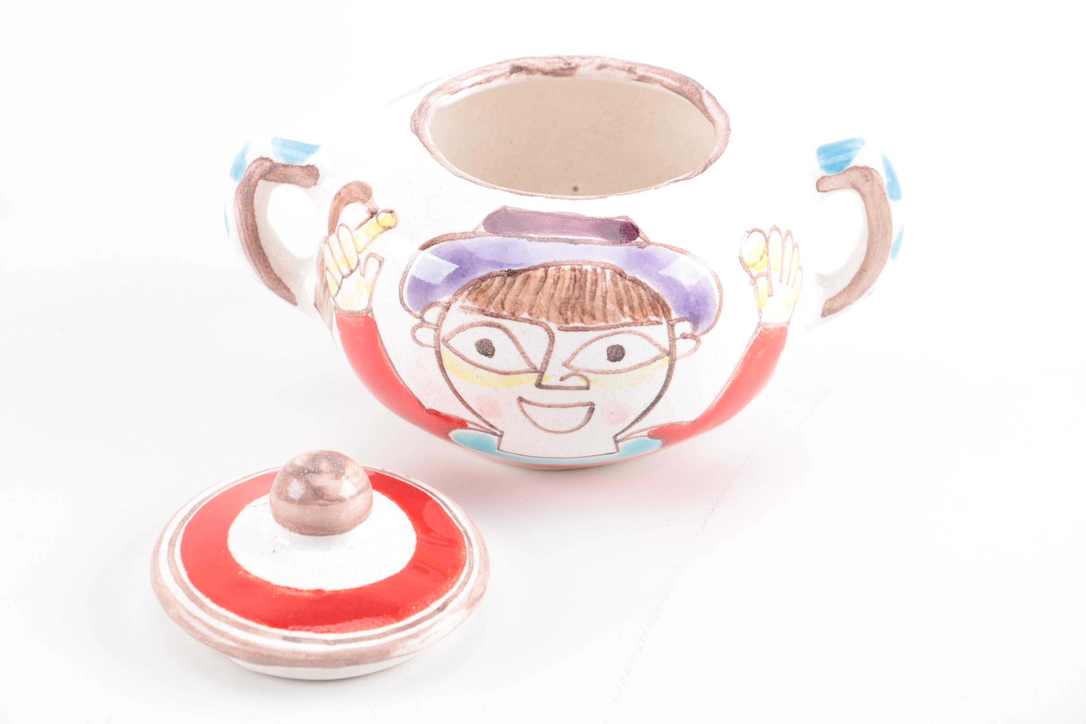 Italian Hand Painted Desimone Ceramic Tableware