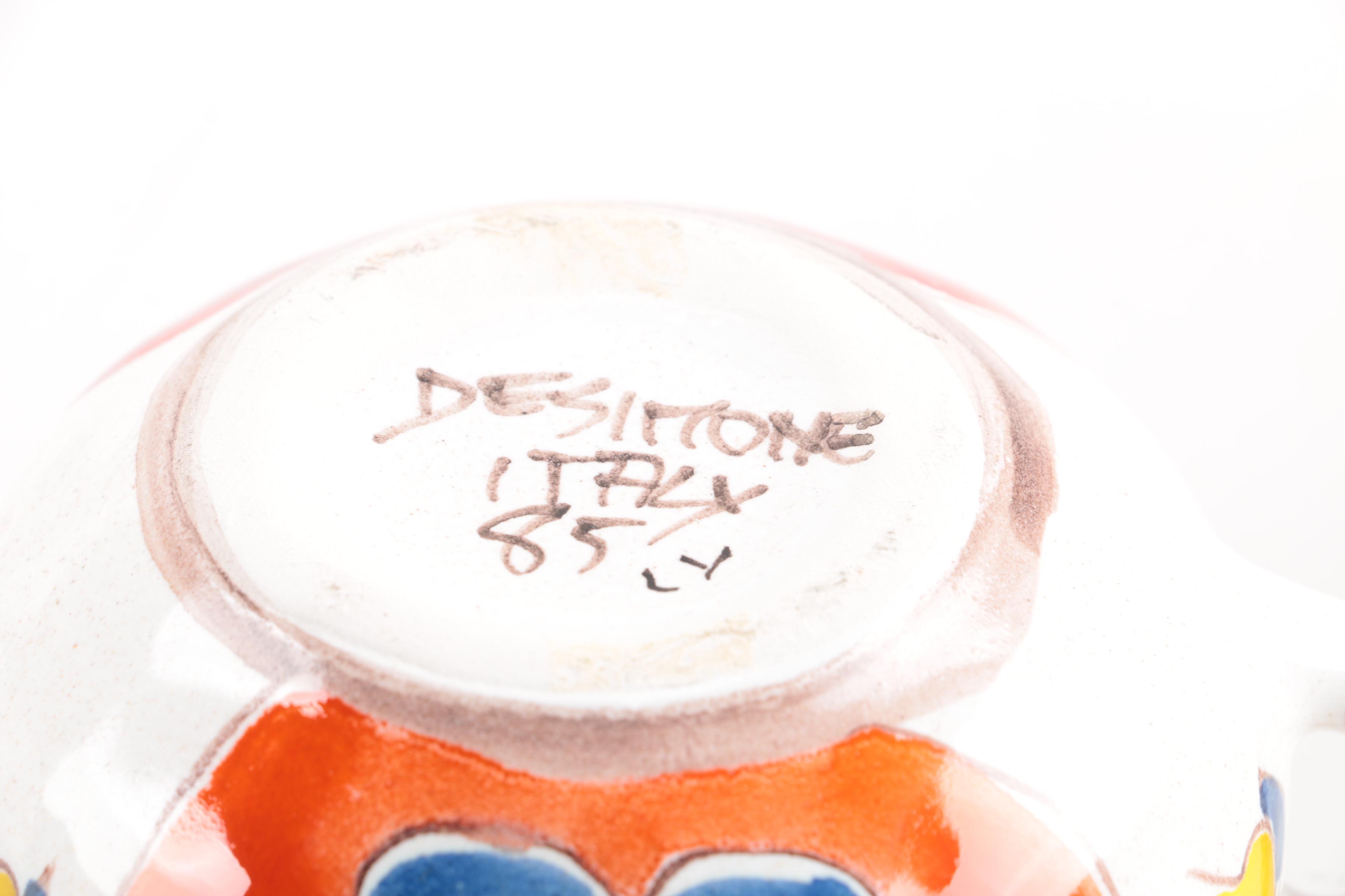 Italian Hand Painted Desimone Ceramic Tableware