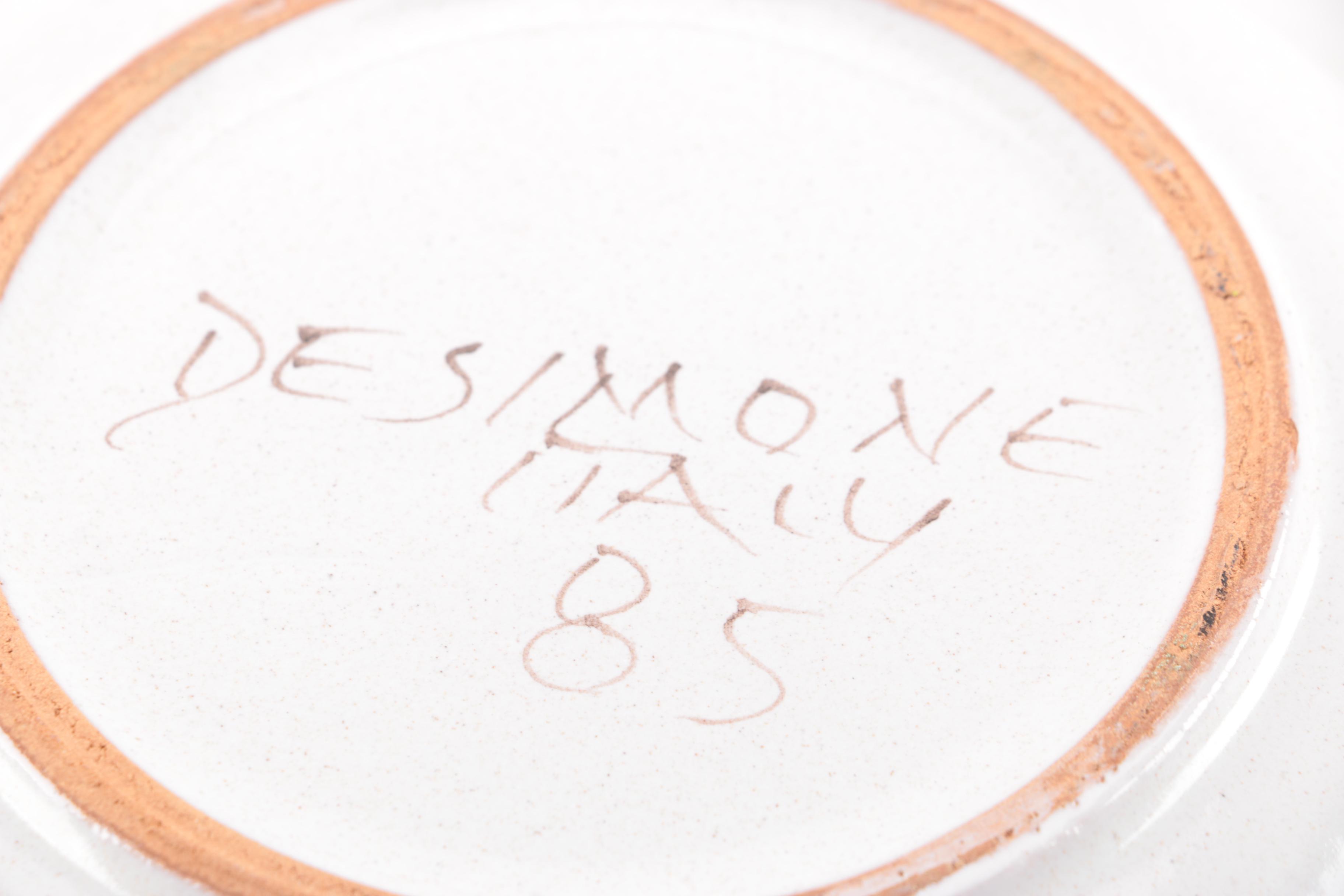 Italian Hand Painted Desimone Ceramic Tableware