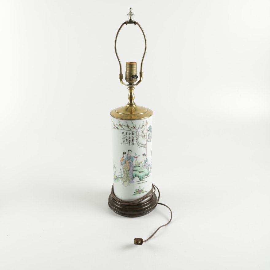 Hand Painted Chinese Table lamp