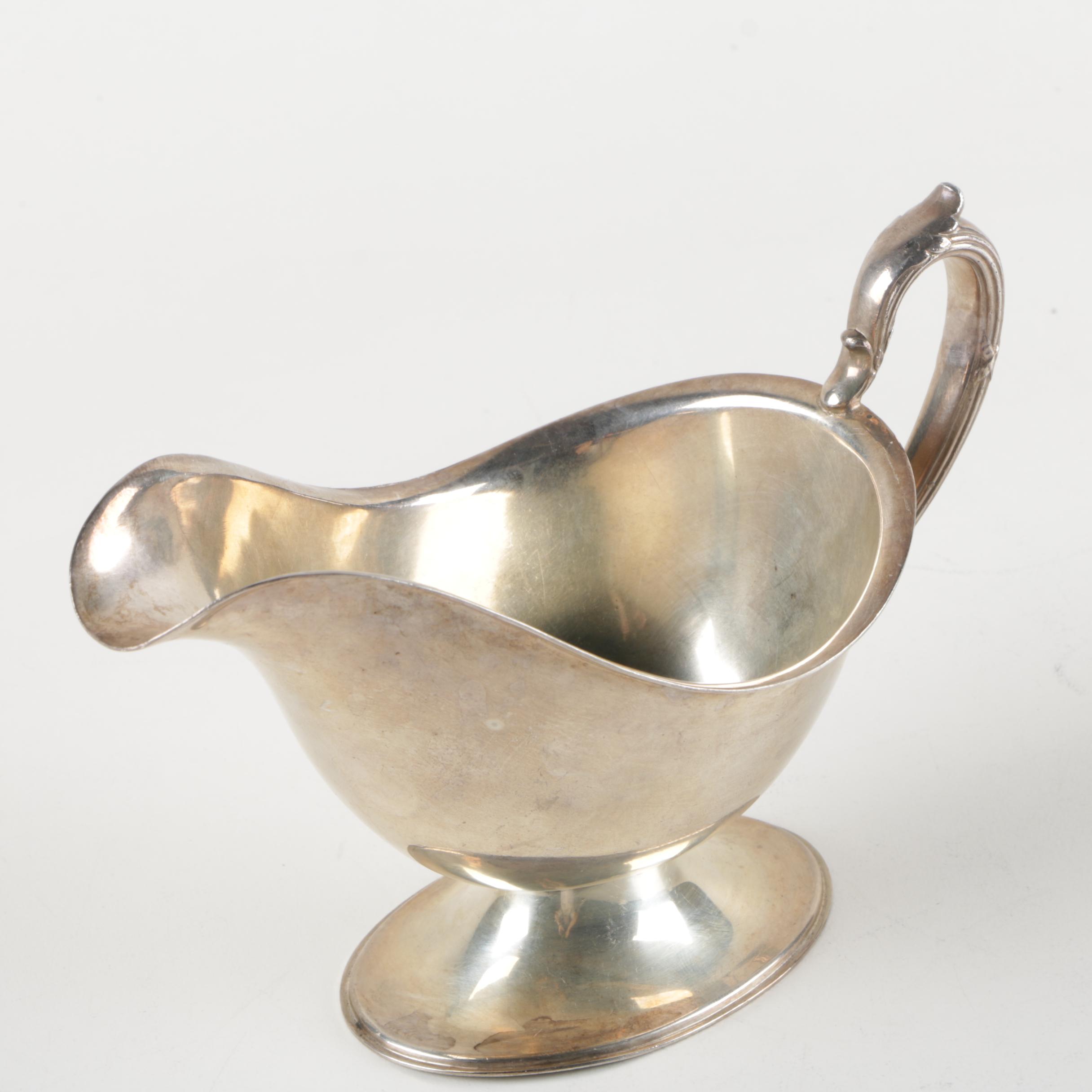 Plated Silver Gravy Boat