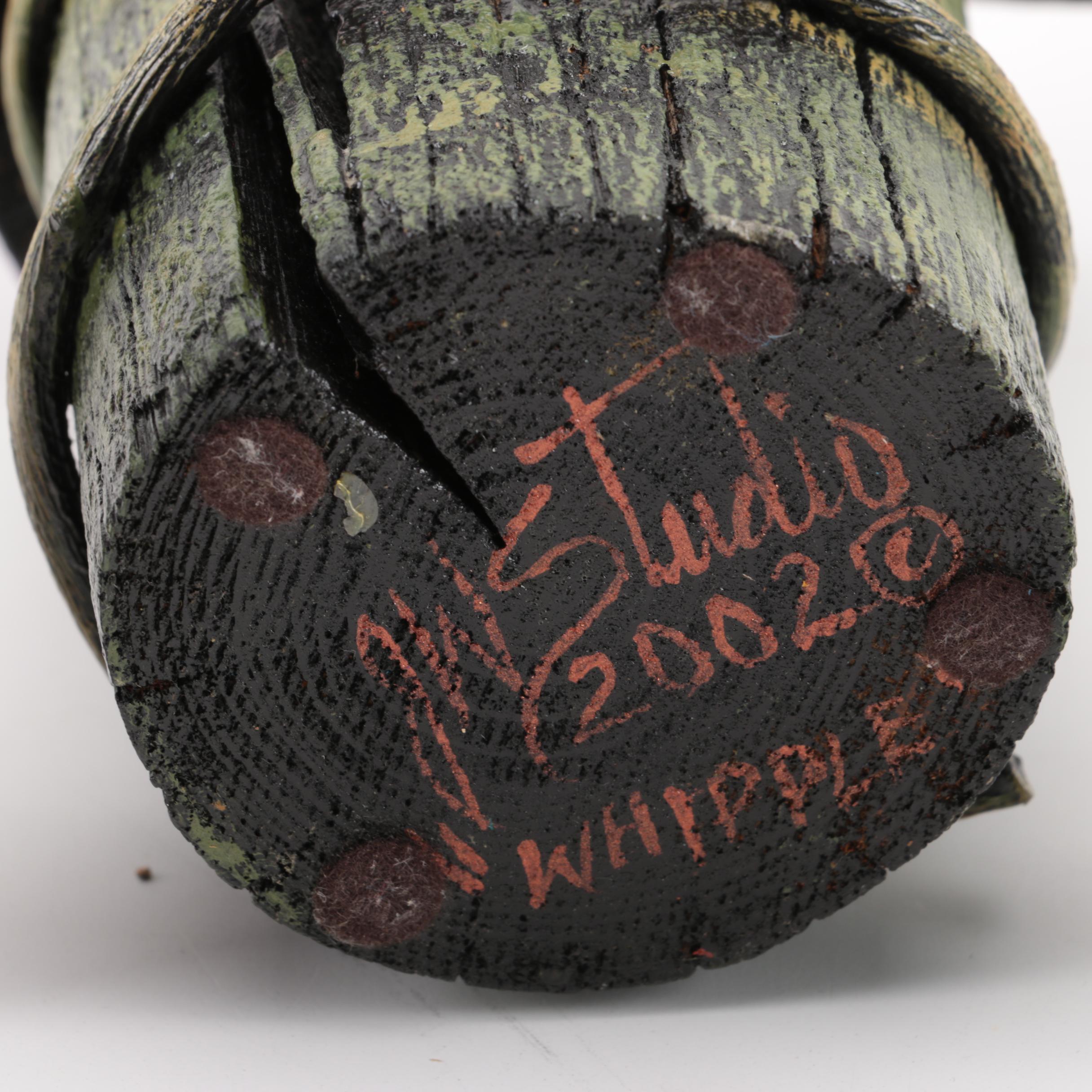 Set of Four J.W. Studio 1999-2002 "Whipple" Bird Figurines