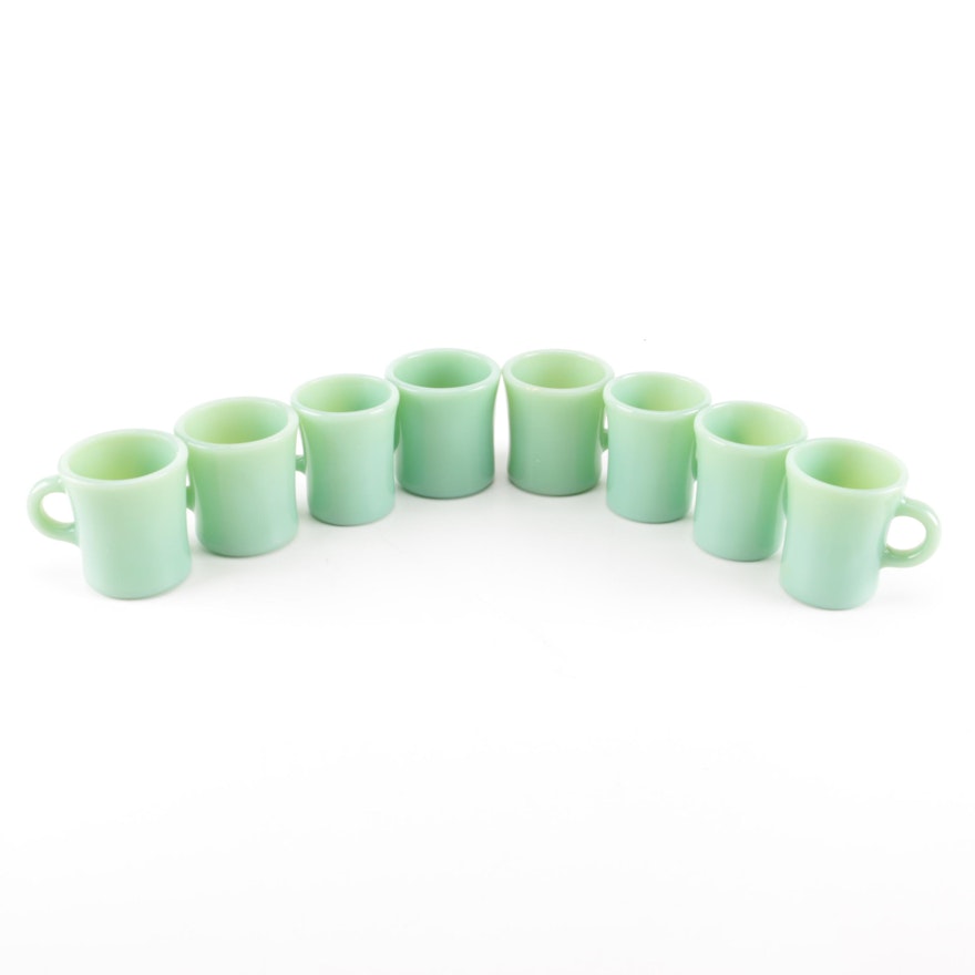 Anchor Hocking Fire-King "Jadeite" Glass Mugs