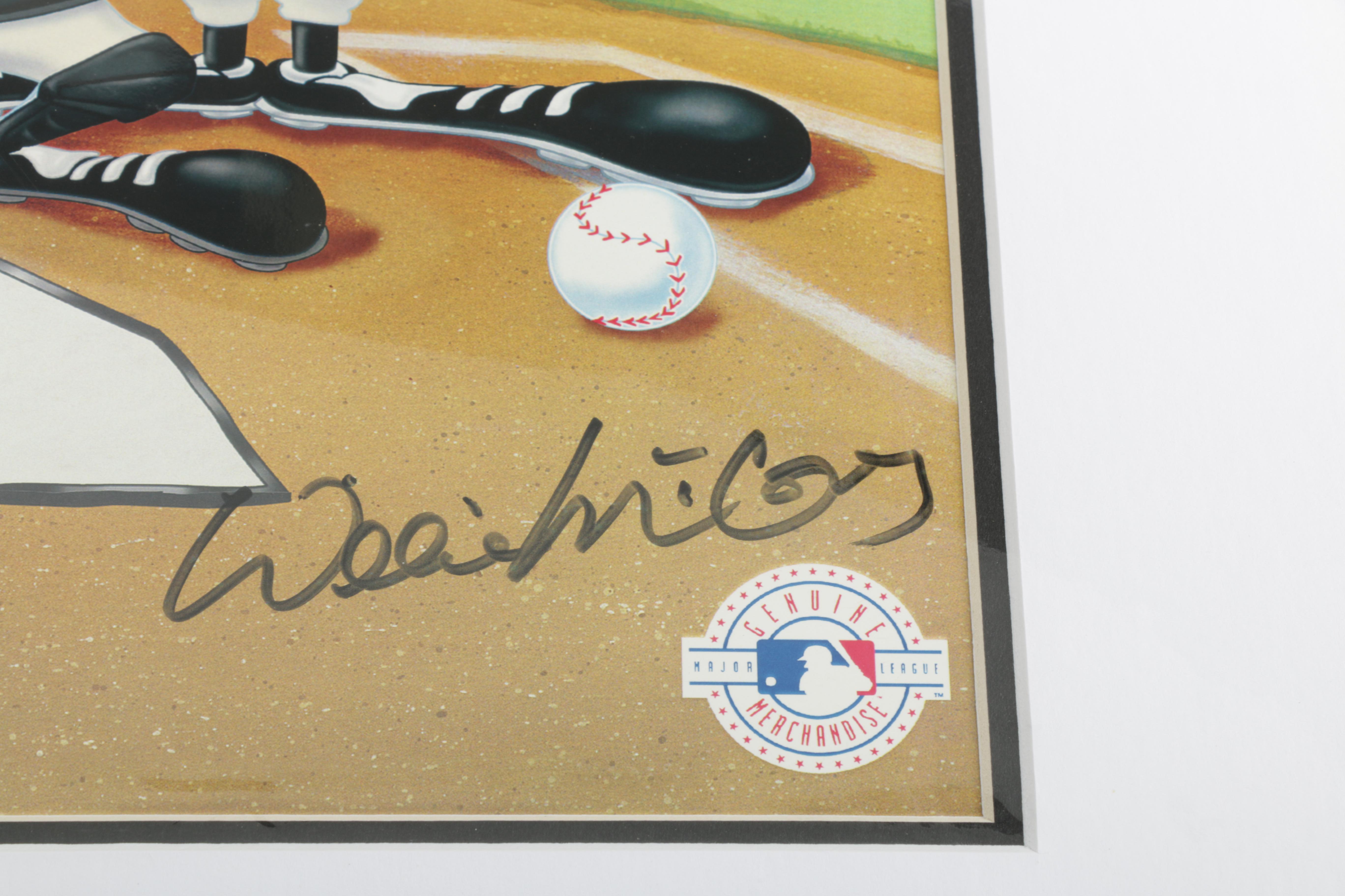 Willie McCovey and Orlando Cepeda Autographed Giclée "At the Plate"