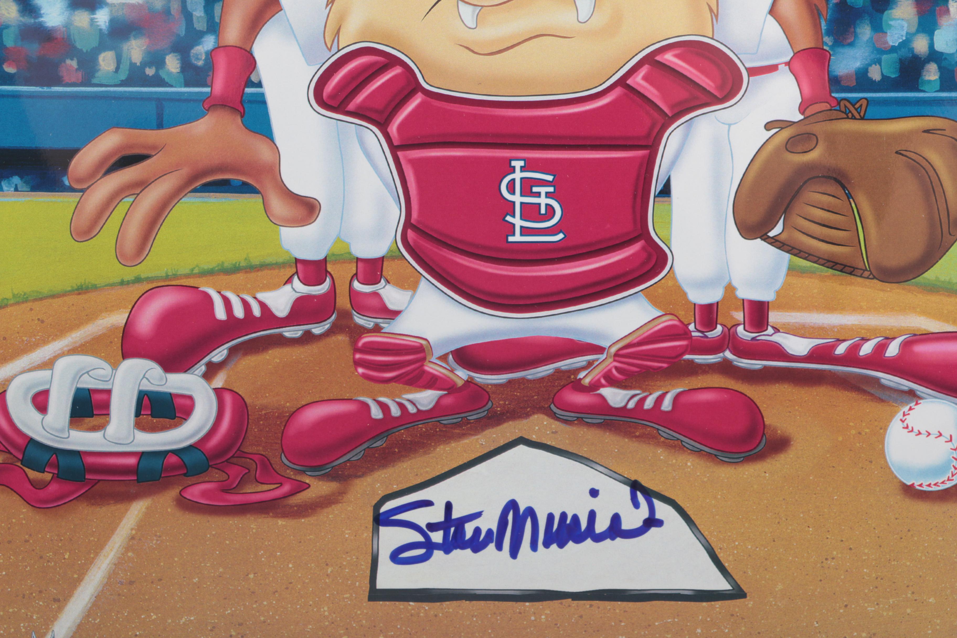 St. Louis Cardinals' Stan Musial Autographed Giclee "At the Plate"