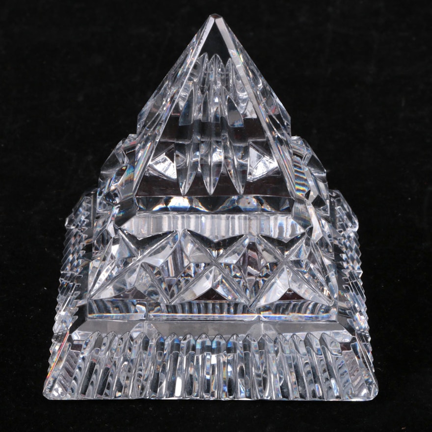 Waterford Crystal Pyramid Paperweight