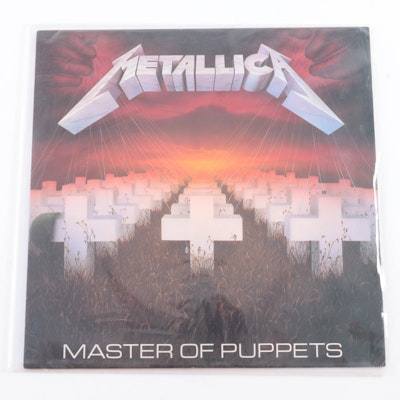 Metallica "Master of Puppets" First US Pressing LP Metallica "Master of Puppets" First US Pressing LP