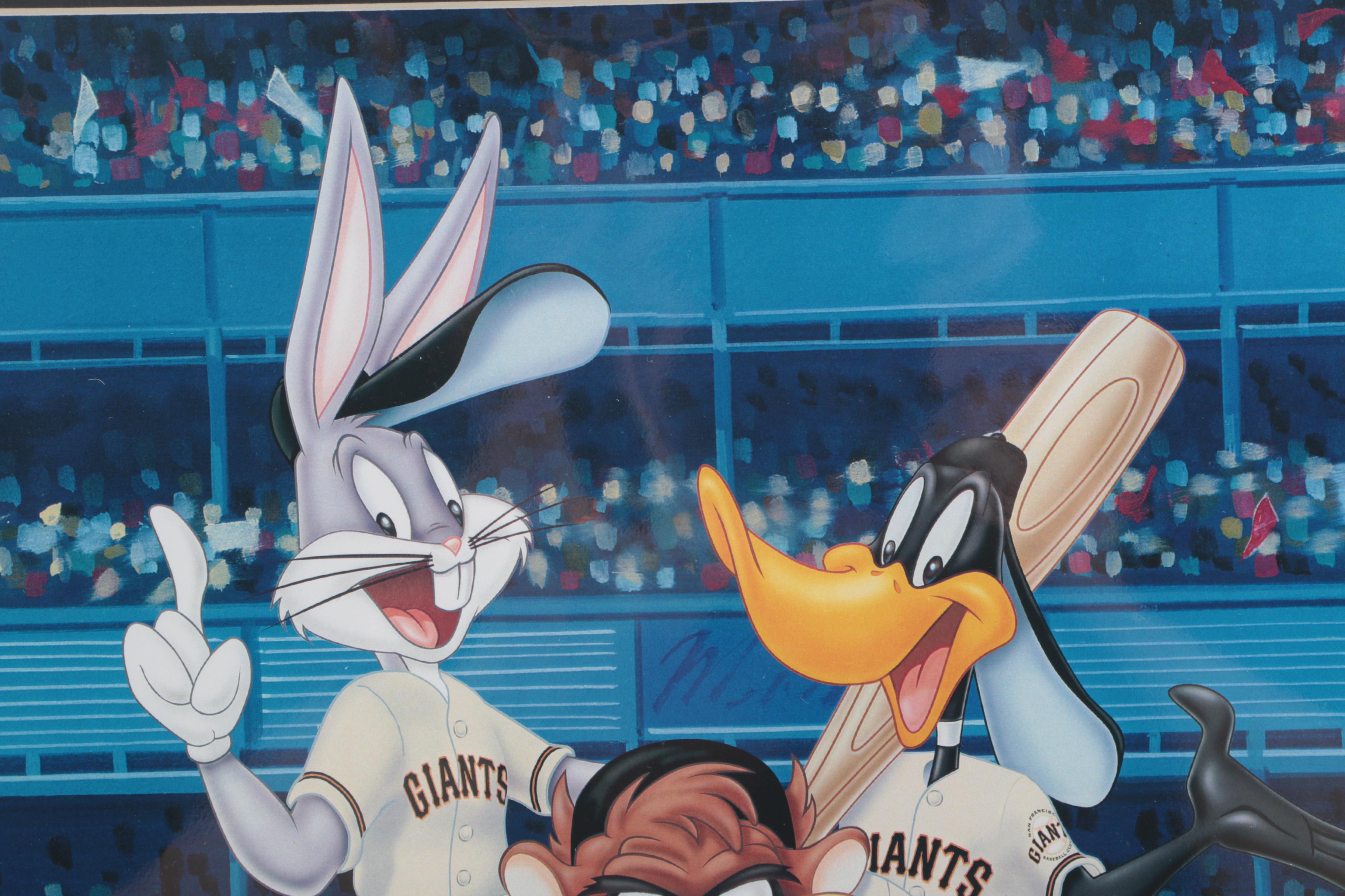 San Francisco Giants' Willie McCovey and Orlando Cepeda Autographed Giclee Print